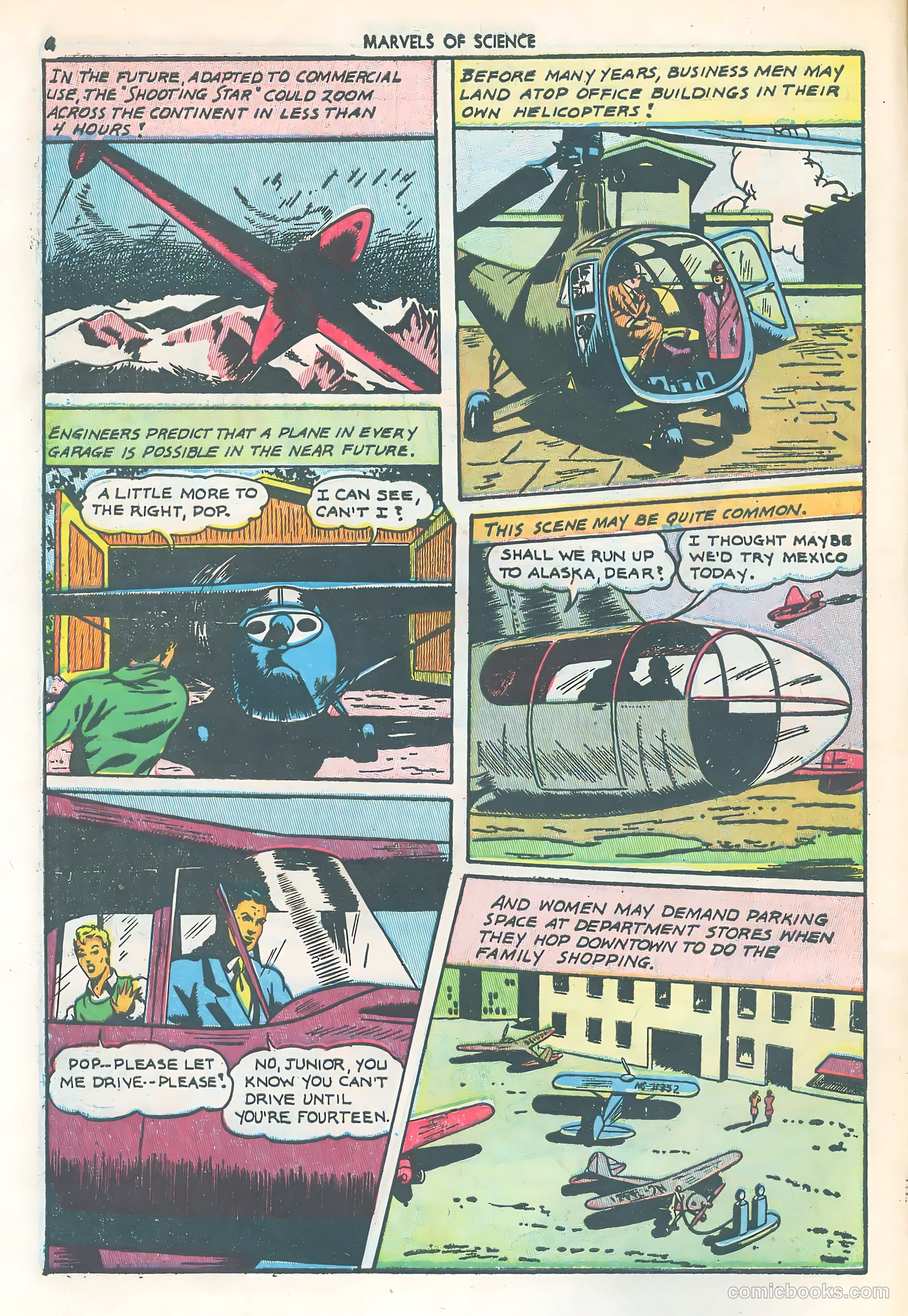 Marvels of Science #3 (1946) — page 6 of 52