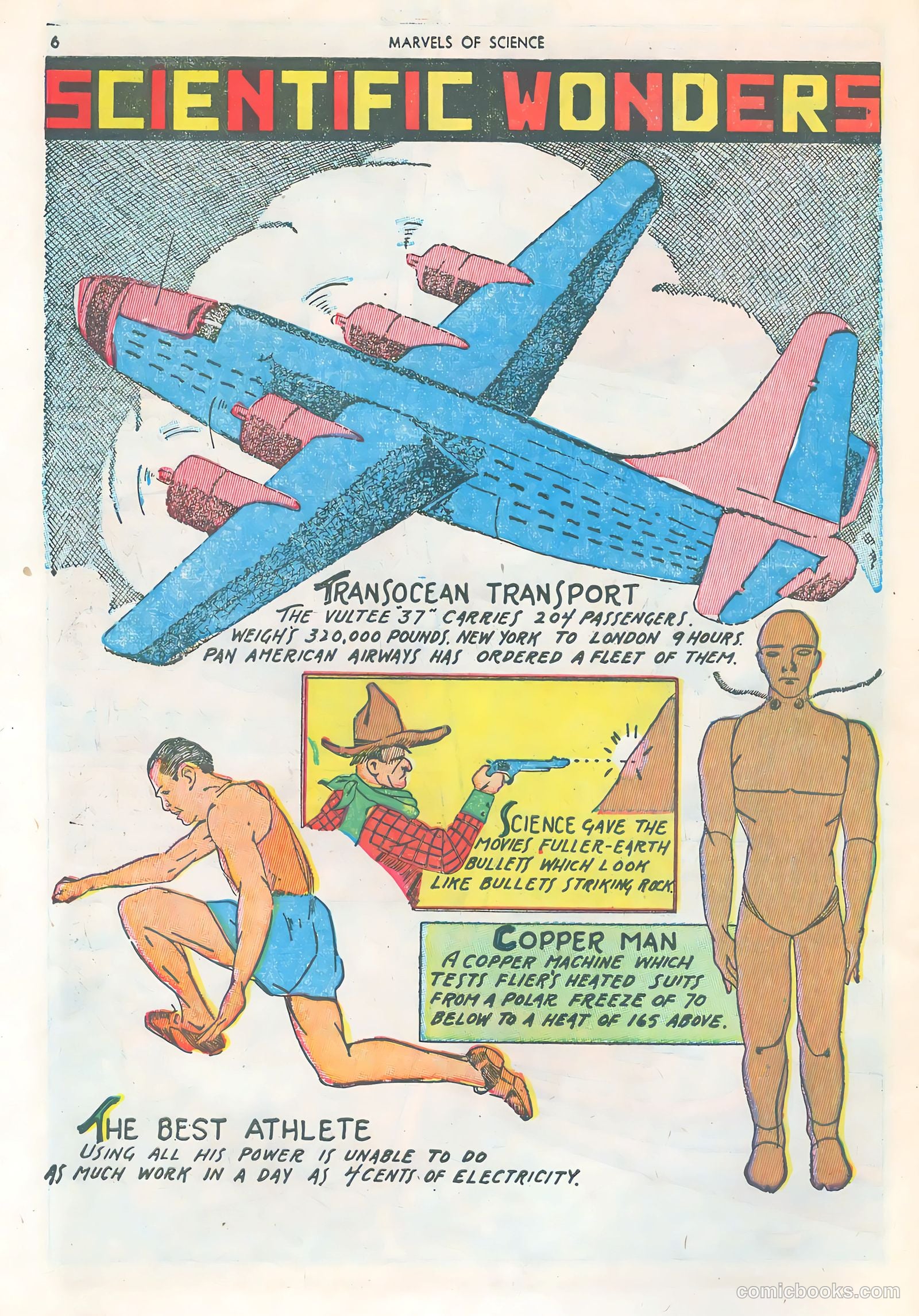 Marvels of Science #3 (1946) — page 8 of 52