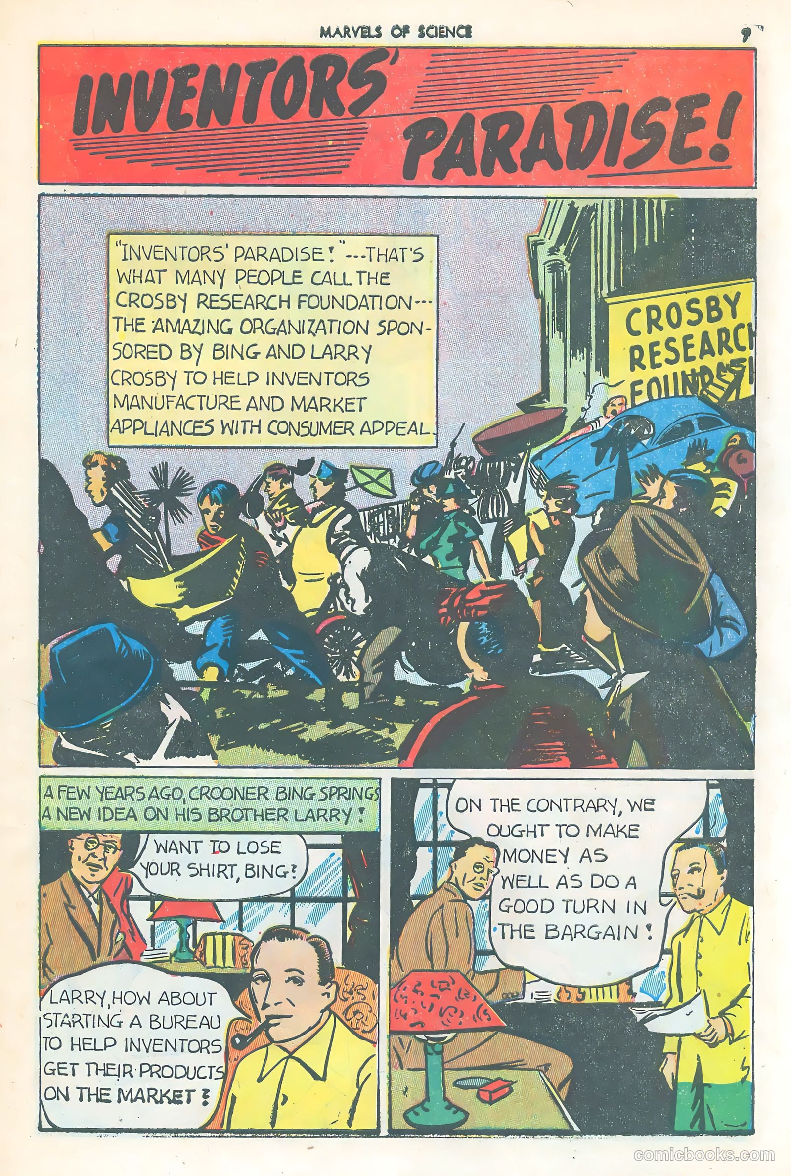 Marvels of Science #3 (1946) — page 9 of 52