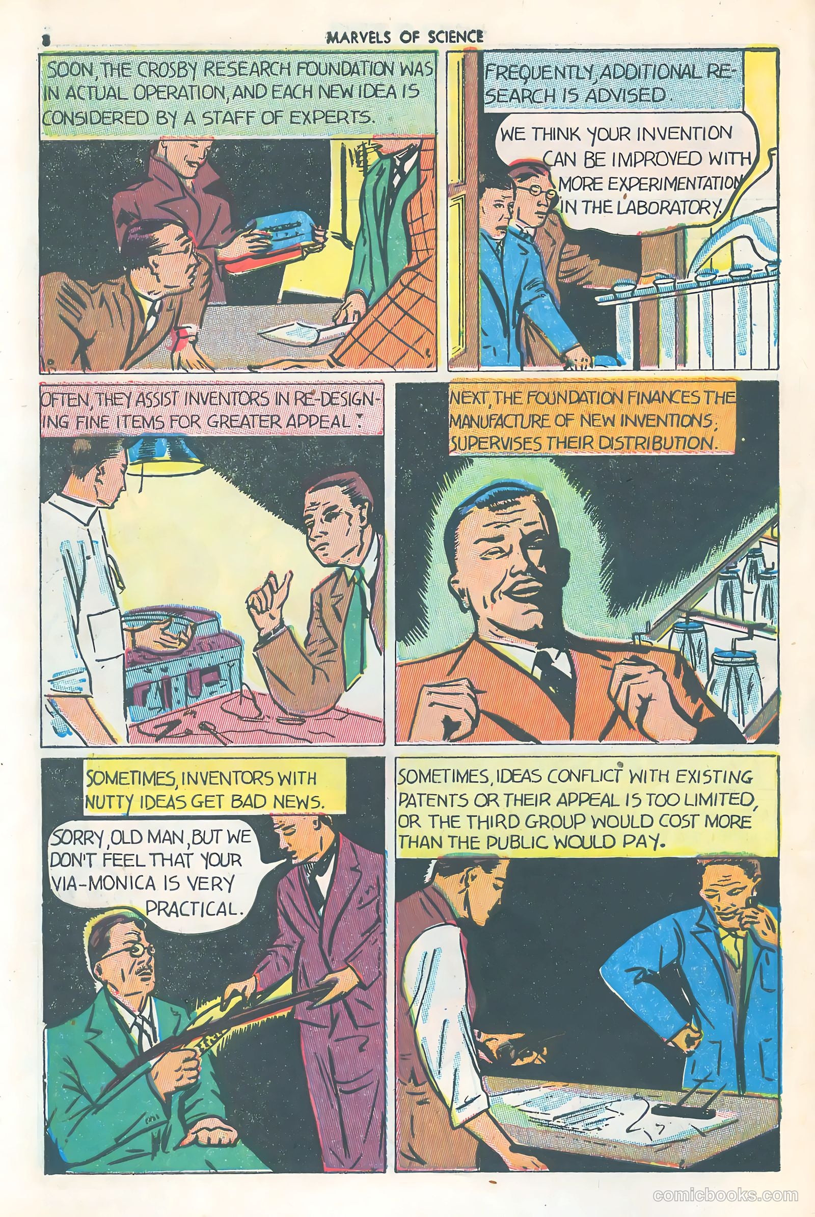 Marvels of Science #3 (1946) — page 10 of 52