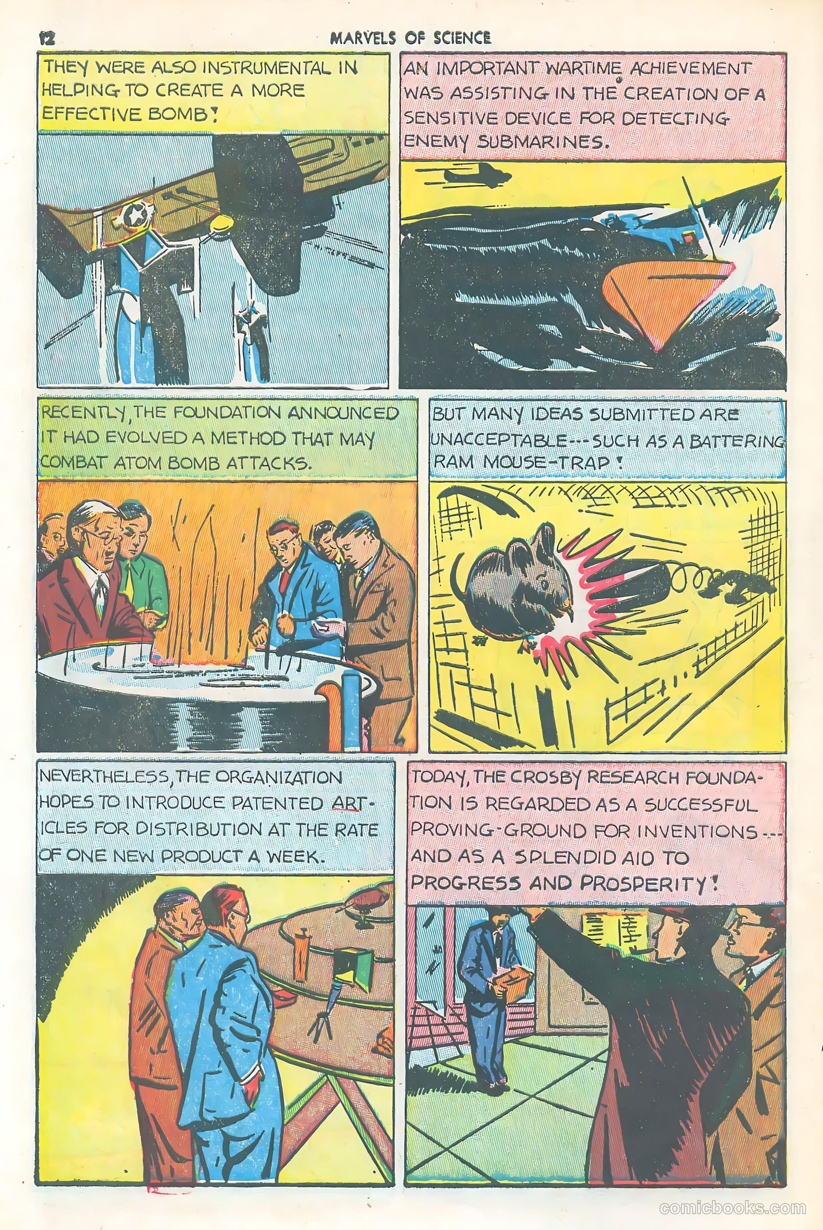 Marvels of Science #3 (1946) — page 14 of 52