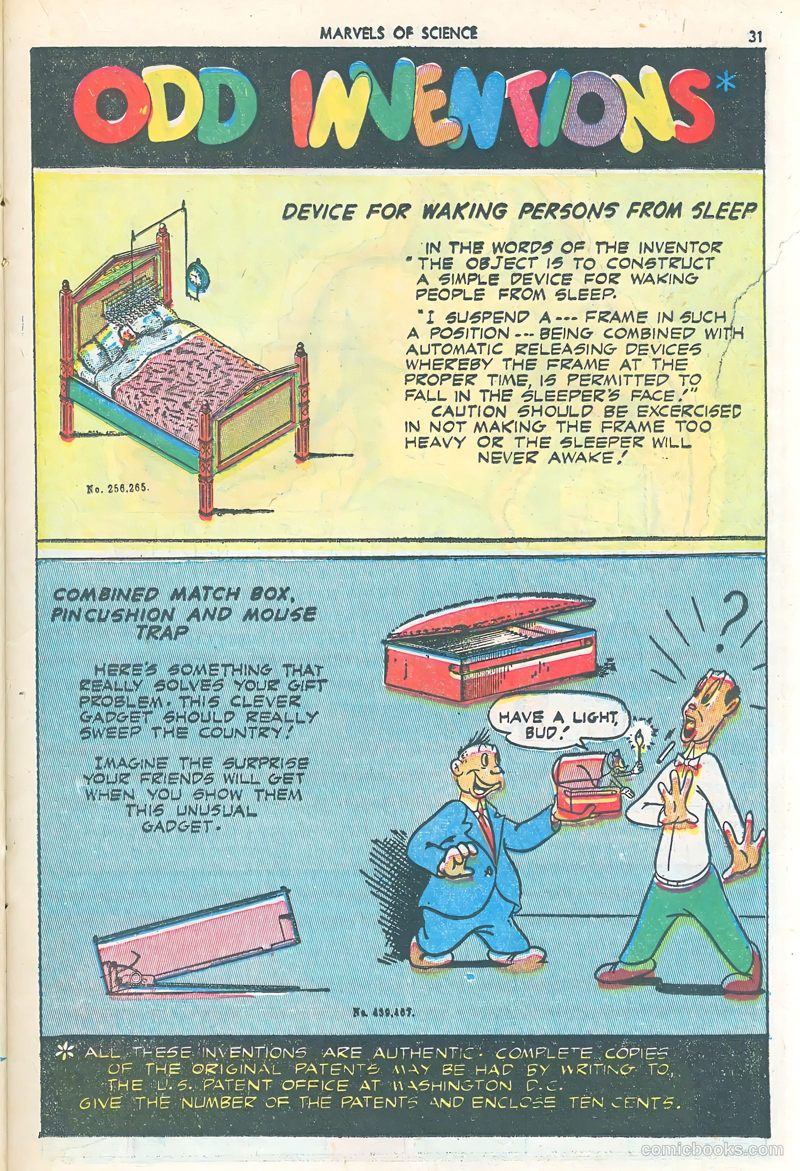 Marvels of Science #3 (1946) — page 33 of 52