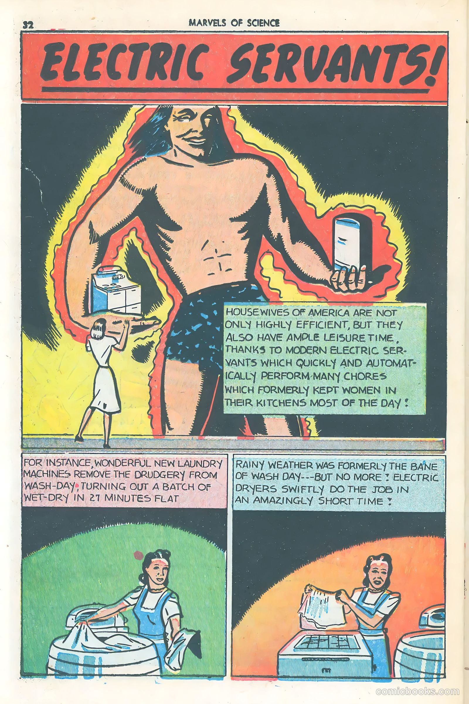 Marvels of Science #3 (1946) — page 34 of 52