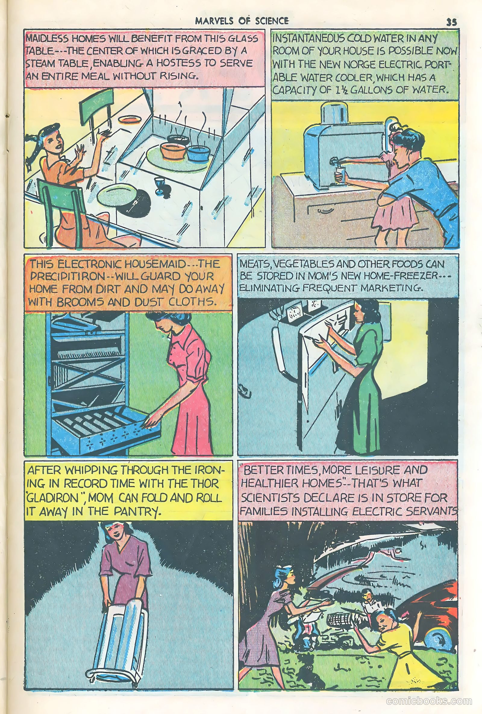 Marvels of Science #3 (1946) — page 37 of 52