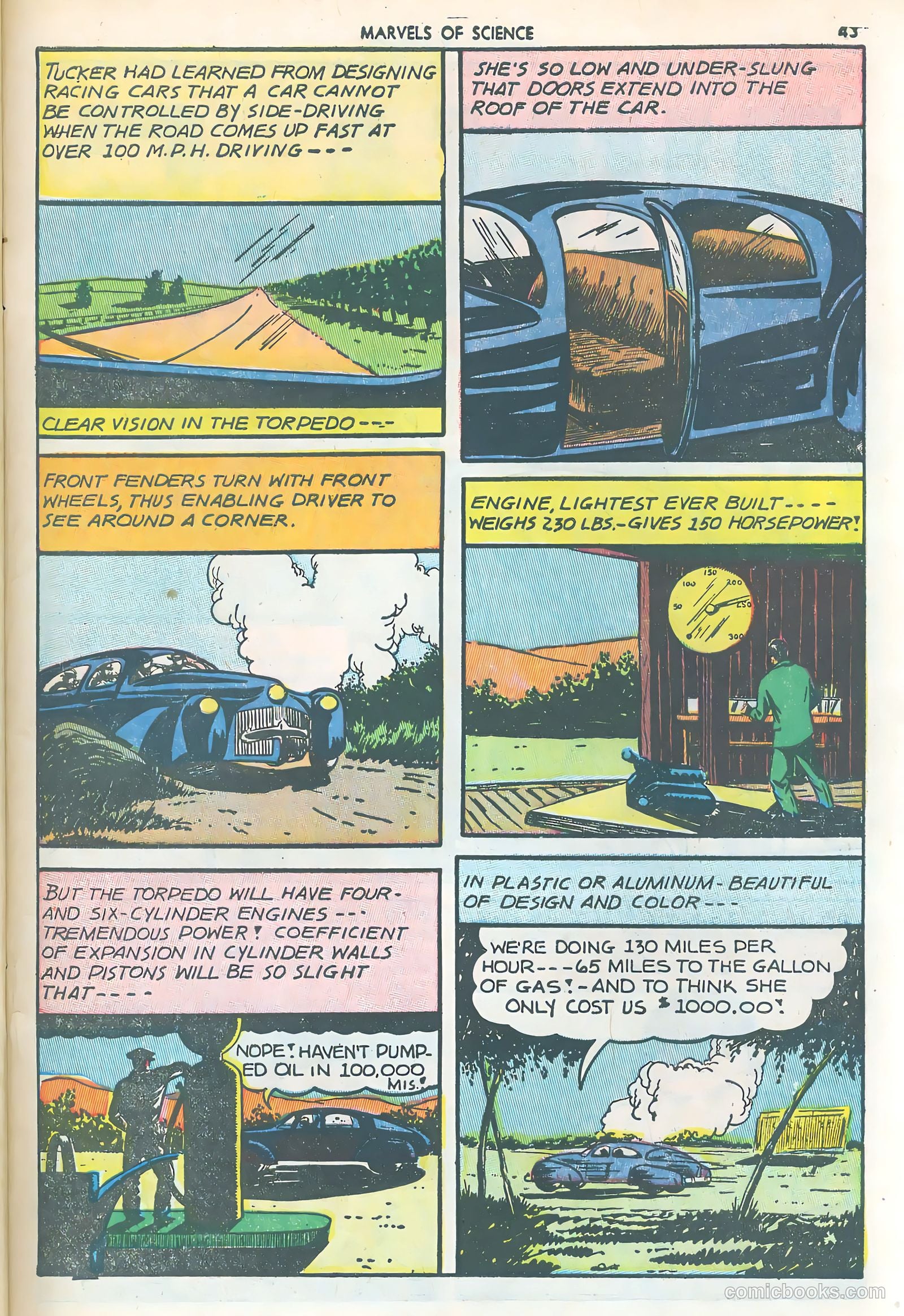 Marvels of Science #3 (1946) — page 45 of 52