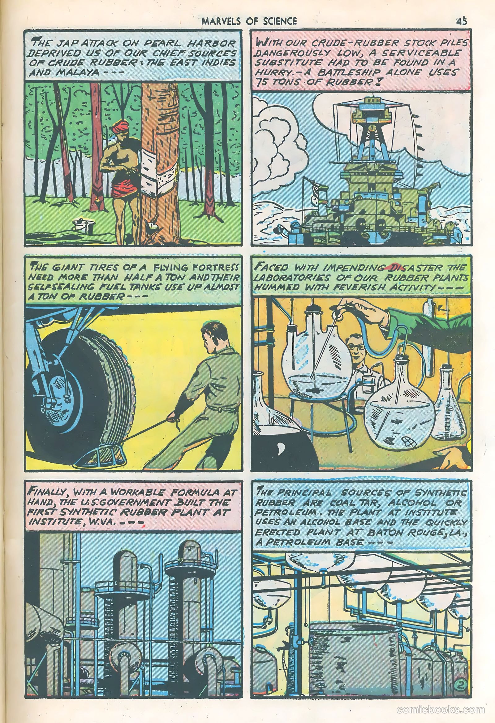 Marvels of Science #3 (1946) — page 47 of 52