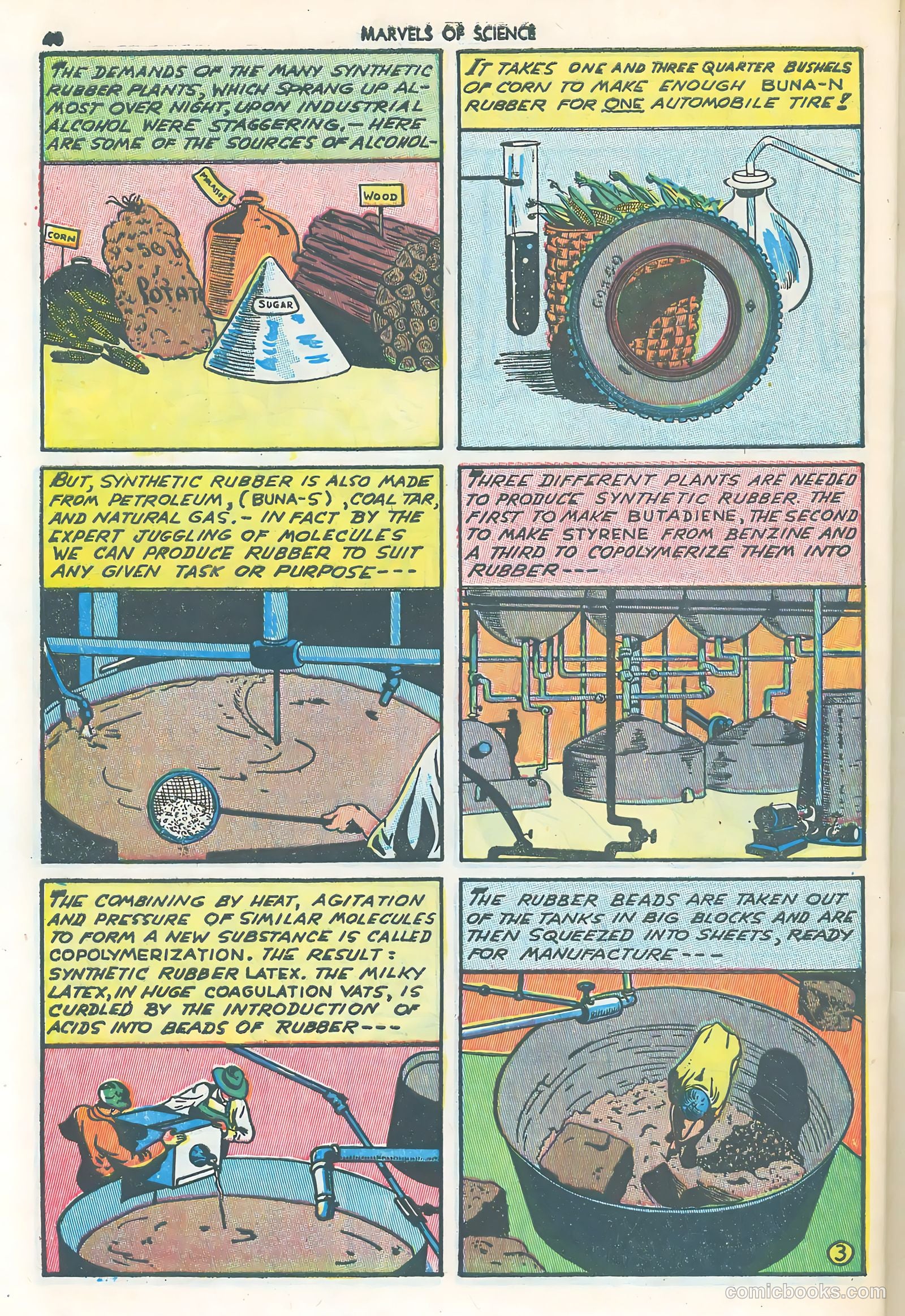 Marvels of Science #3 (1946) — page 48 of 52
