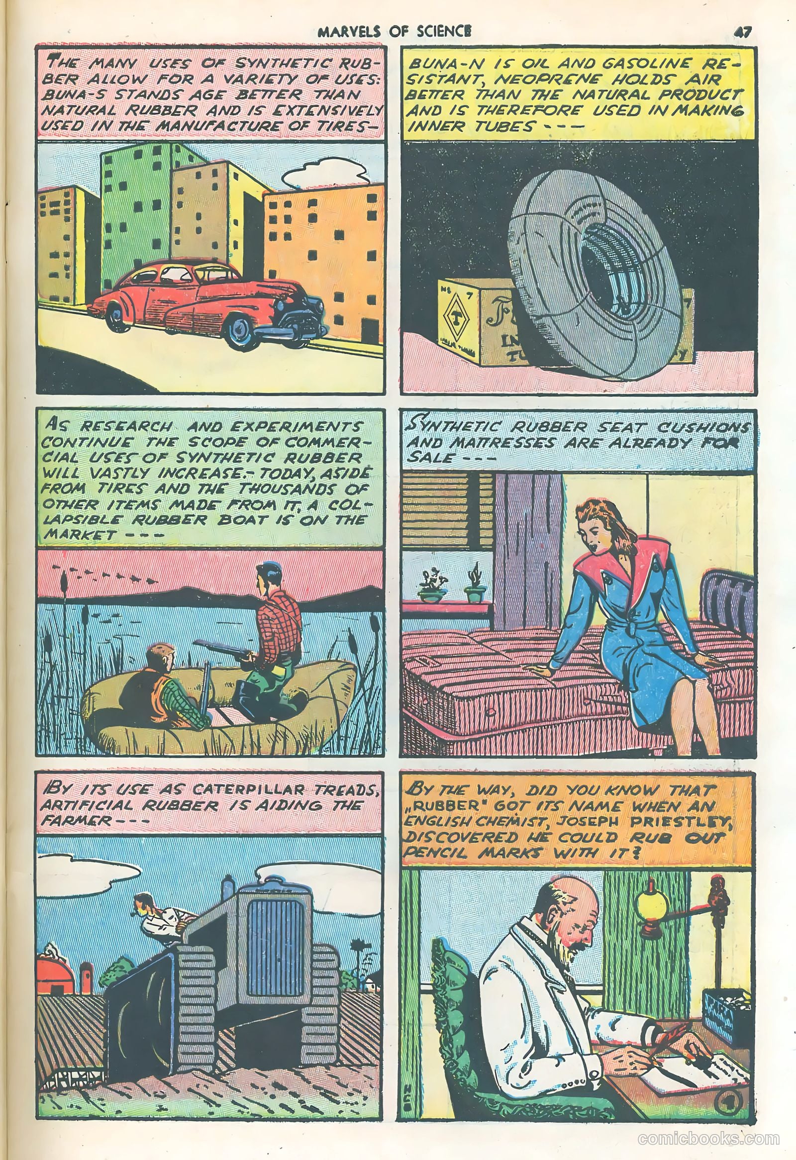 Marvels of Science #3 (1946) — page 49 of 52