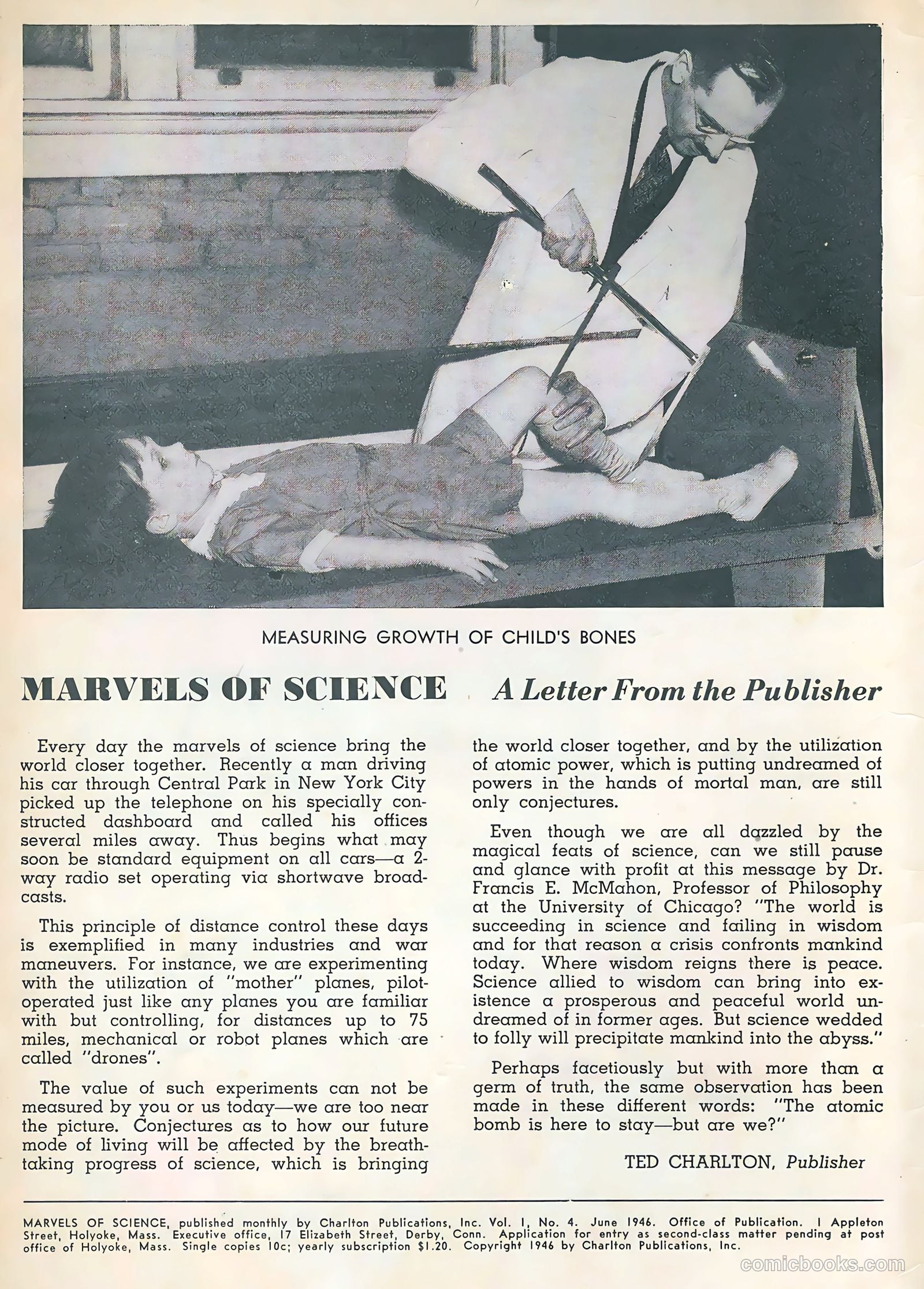 Marvels of Science #4 (1946) — page 2 of 52