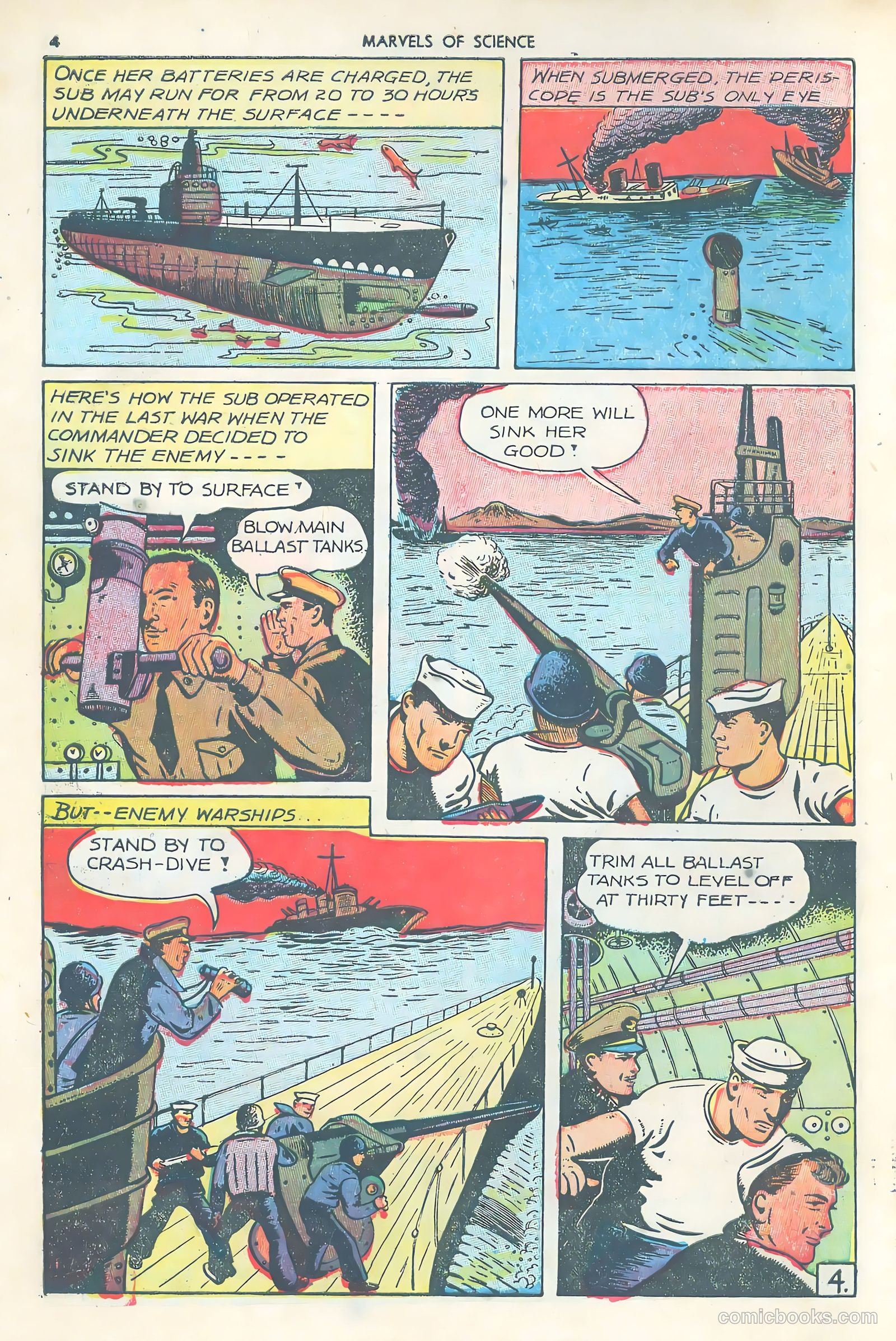 Marvels of Science #4 (1946) — page 6 of 52