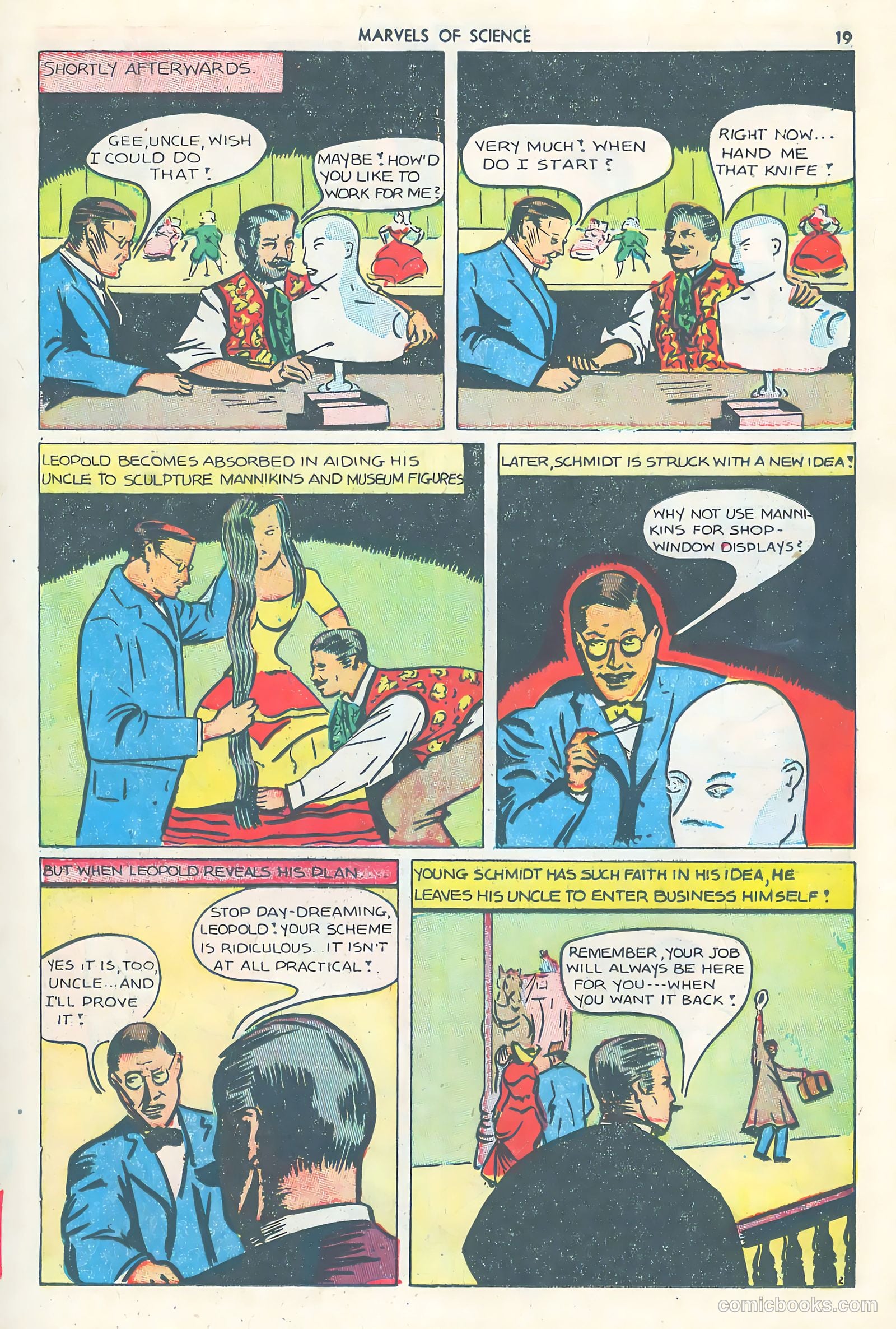 Marvels of Science #4 (1946) — page 21 of 52
