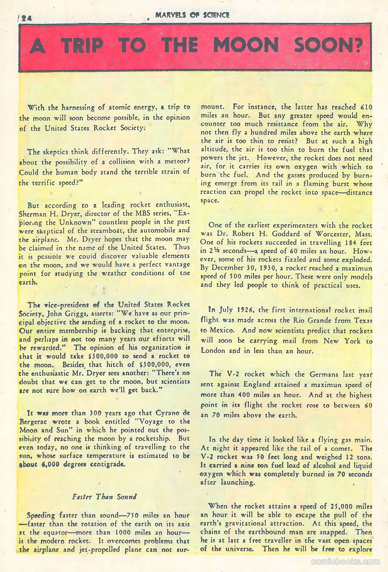Marvels of Science #4 (1946) — page 26 of 52