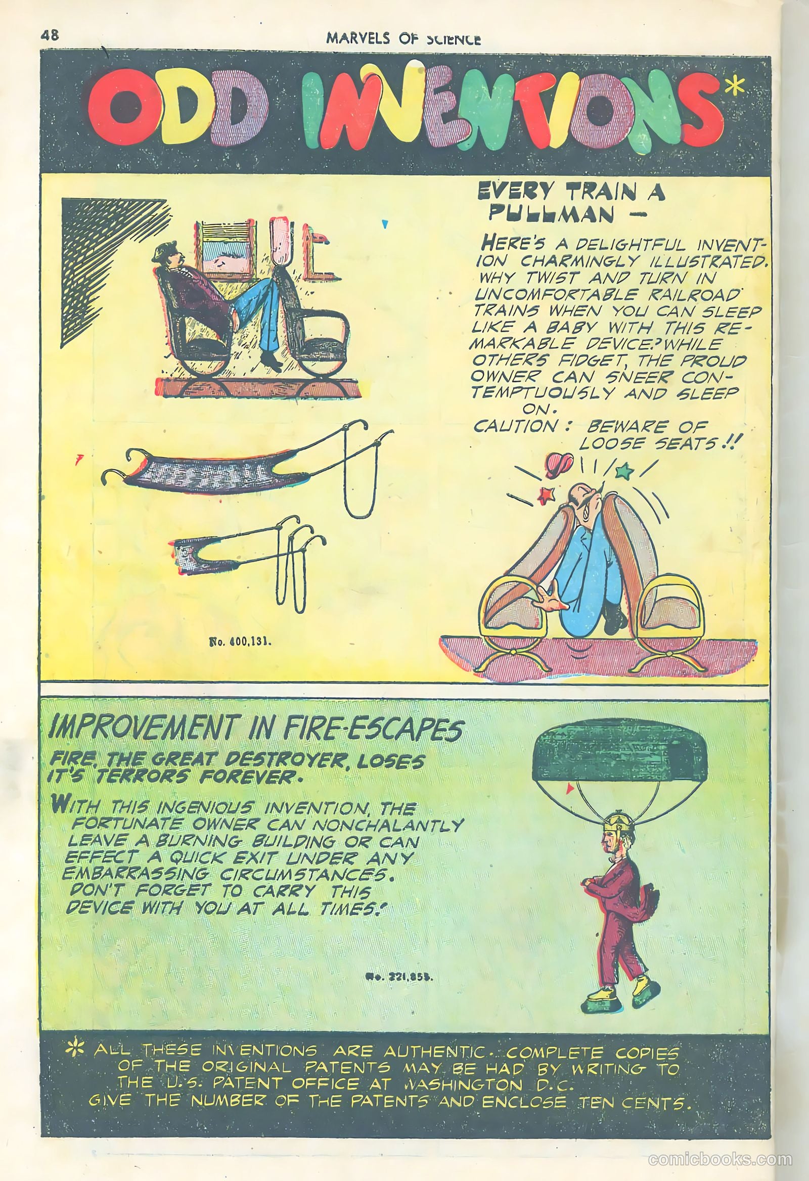 Marvels of Science #4 (1946) — page 50 of 52