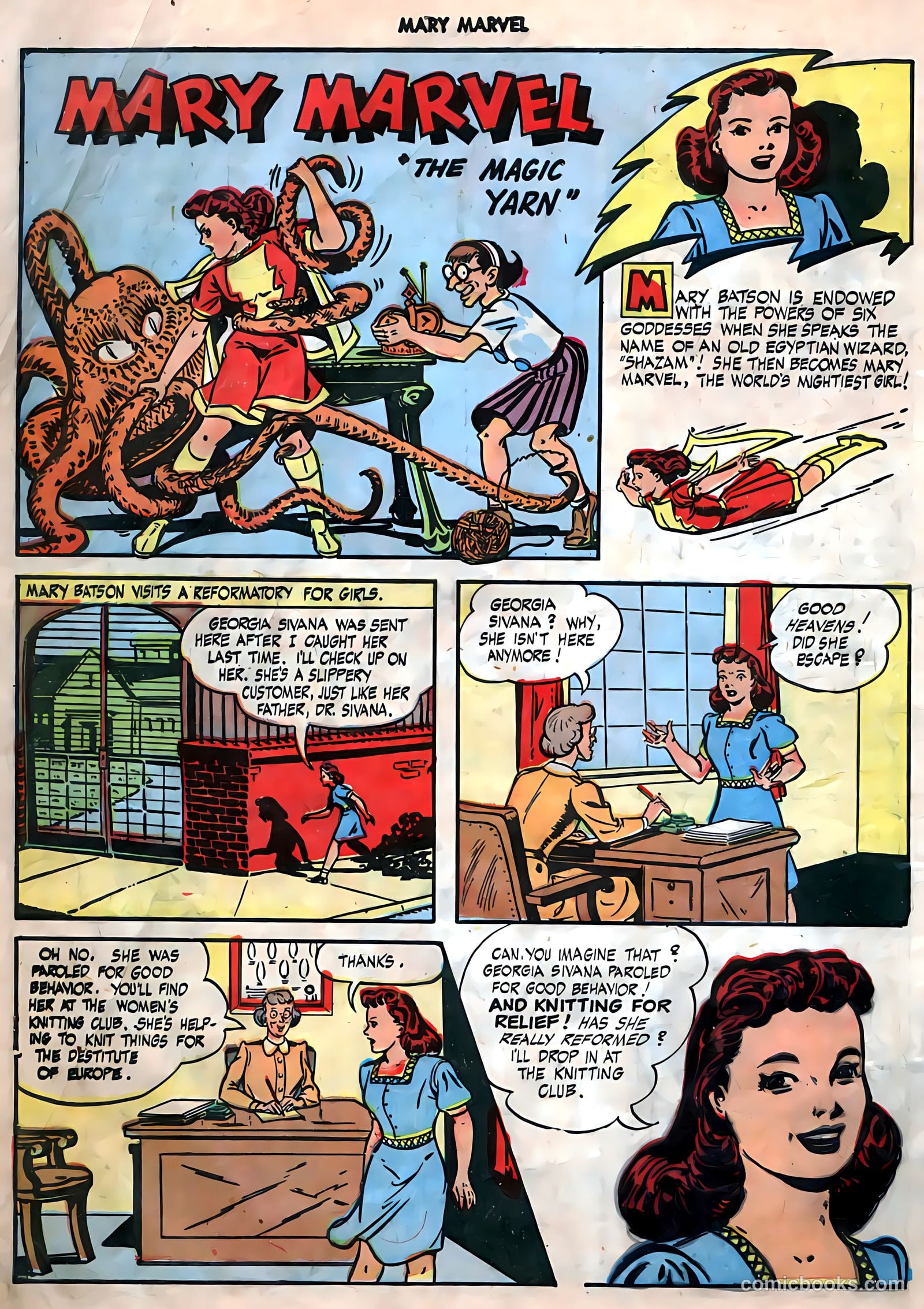 Mary Marvel #2 (1946) — page 5 of 38