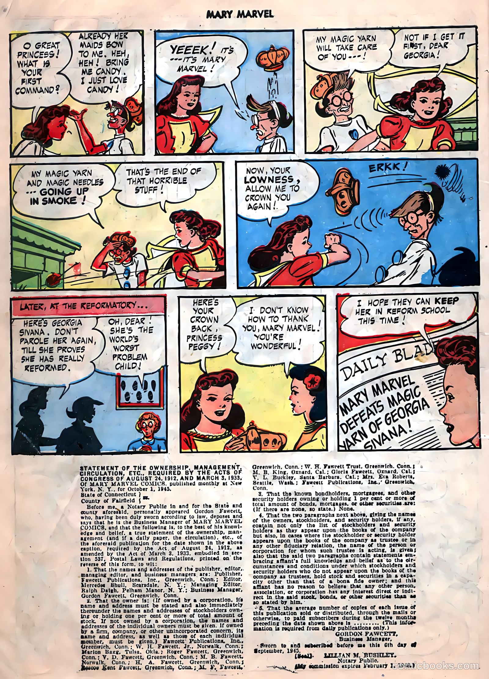 Mary Marvel #2 (1946) — page 11 of 38