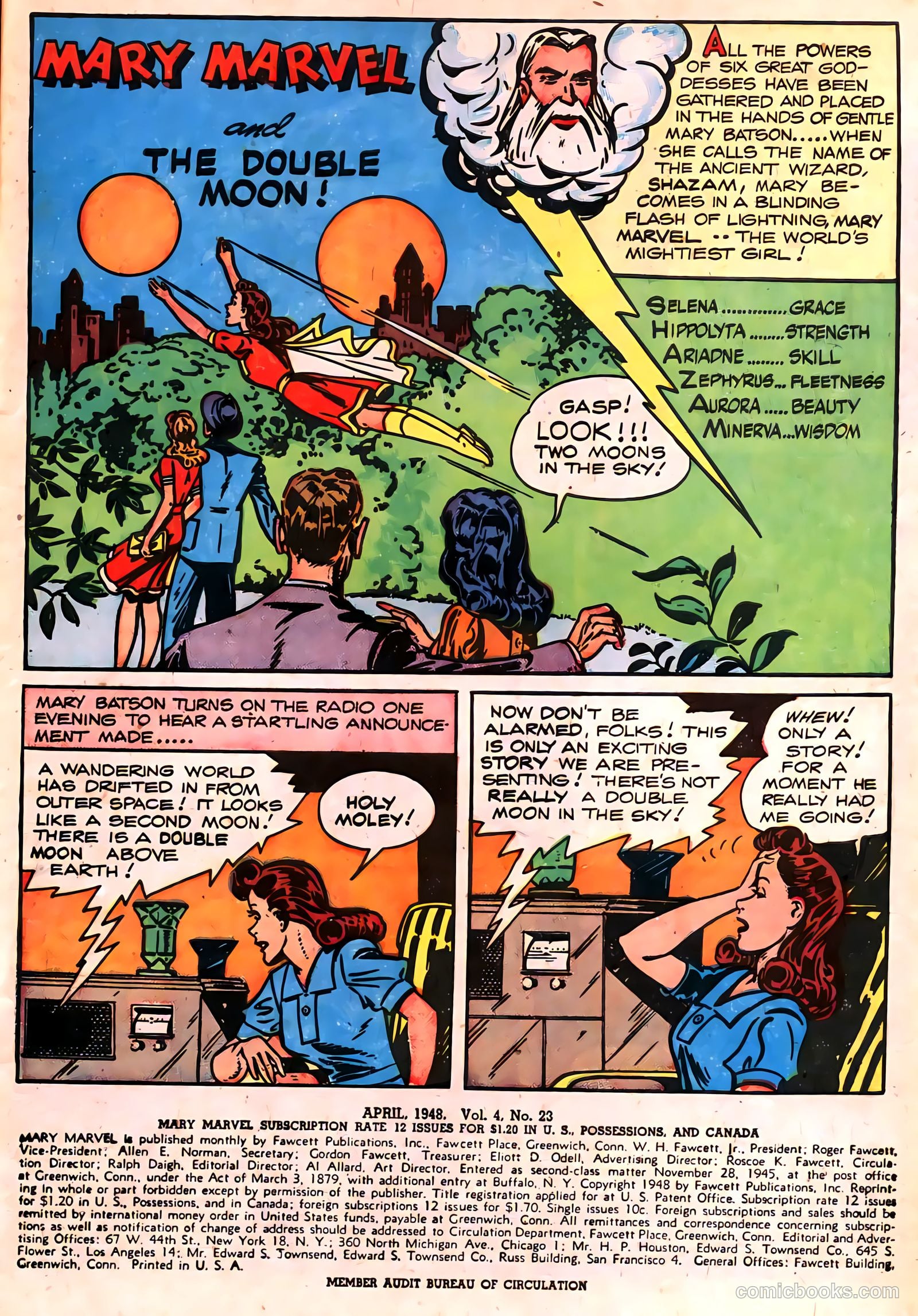 Mary Marvel #23 (1948) — page 3 of 36