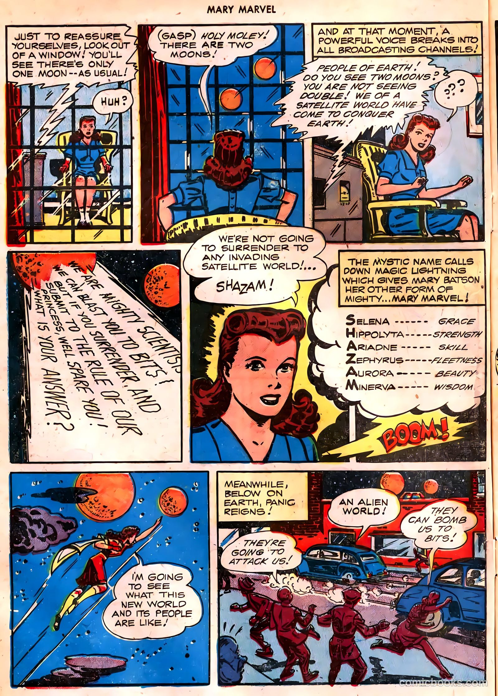 Mary Marvel #23 (1948) — page 4 of 36