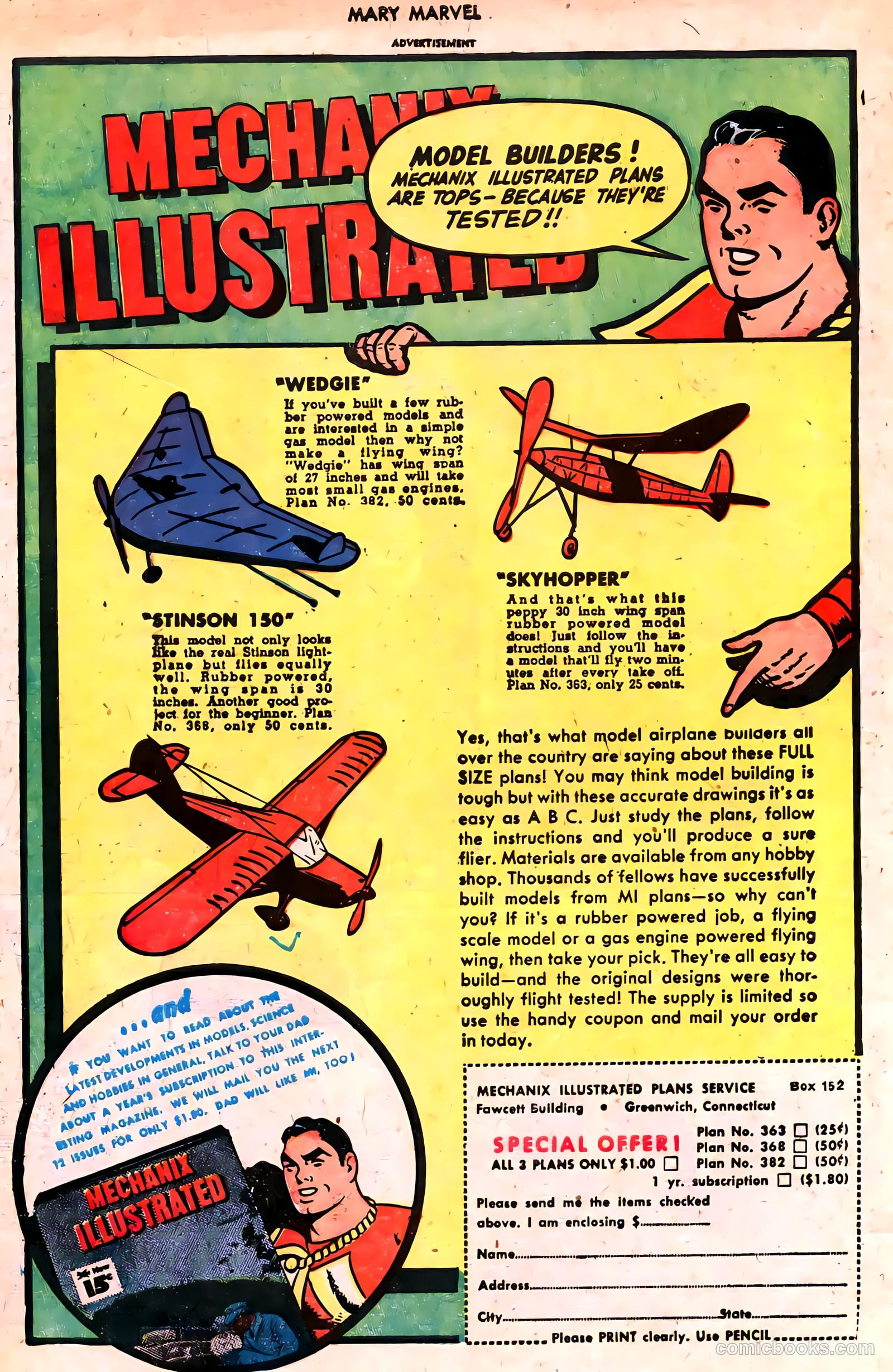 Mary Marvel #23 (1948) — page 34 of 36
