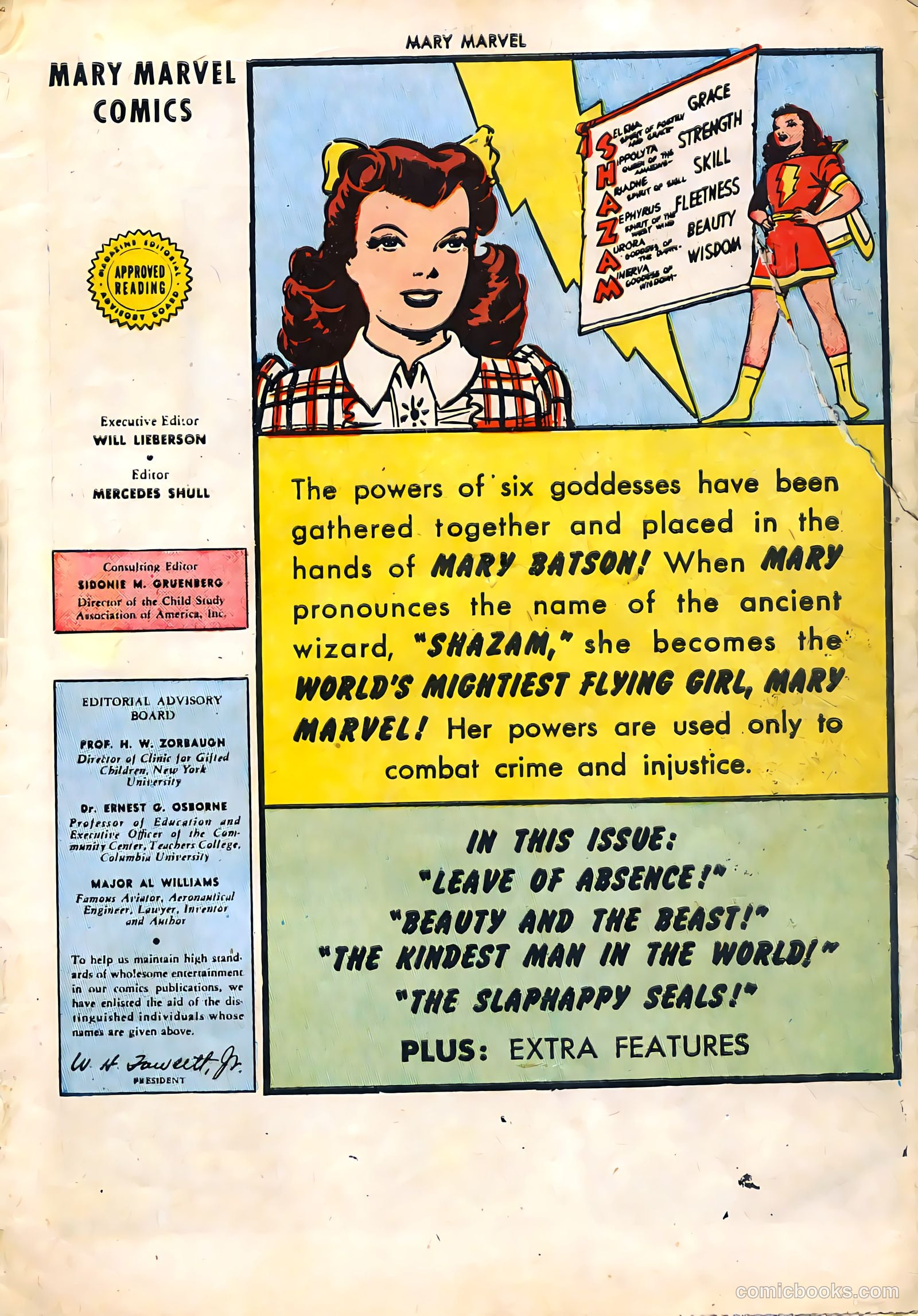 Mary Marvel #4 (1946) — page 3 of 36