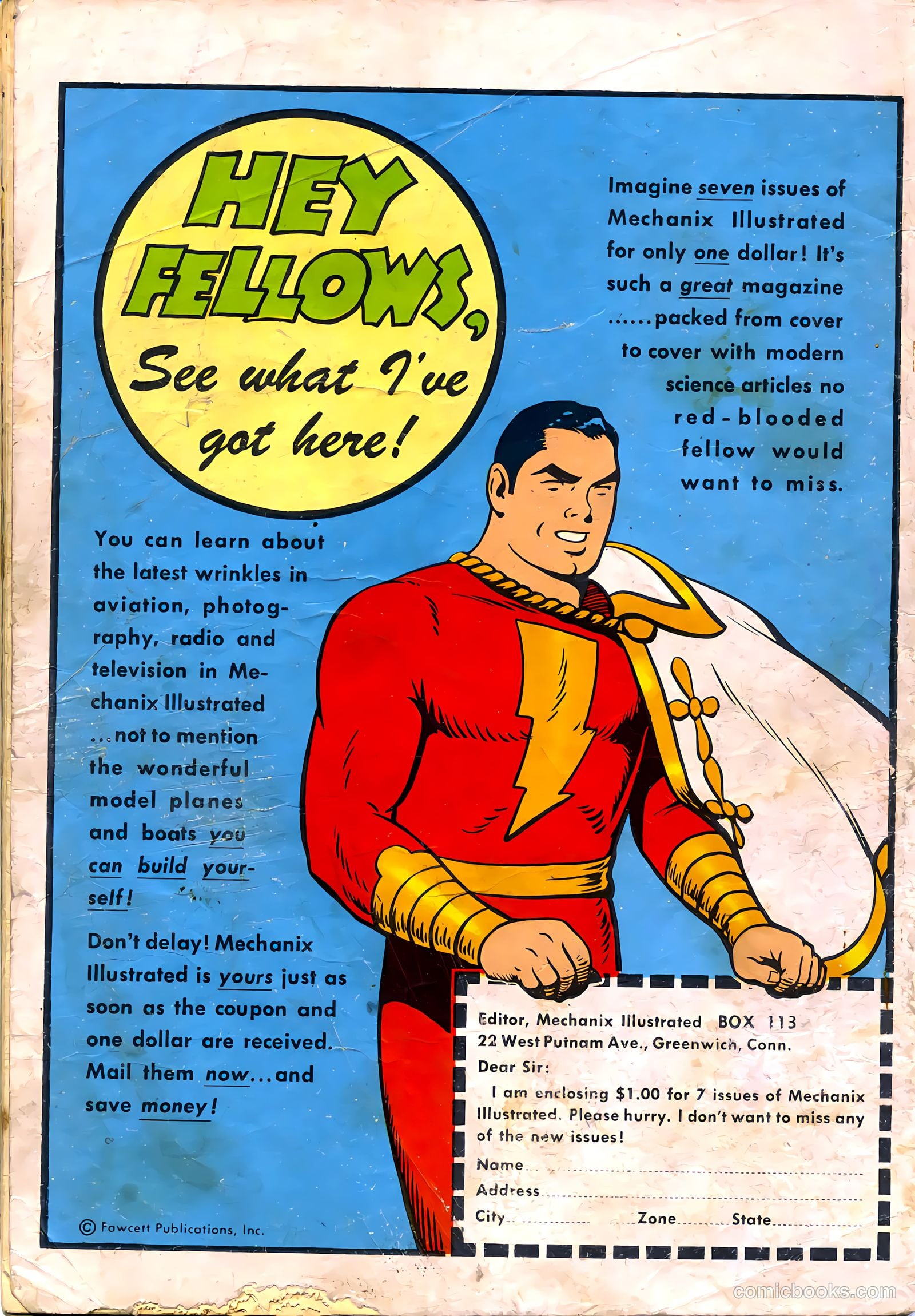 Mary Marvel #4 (1946) — page 36 of 36