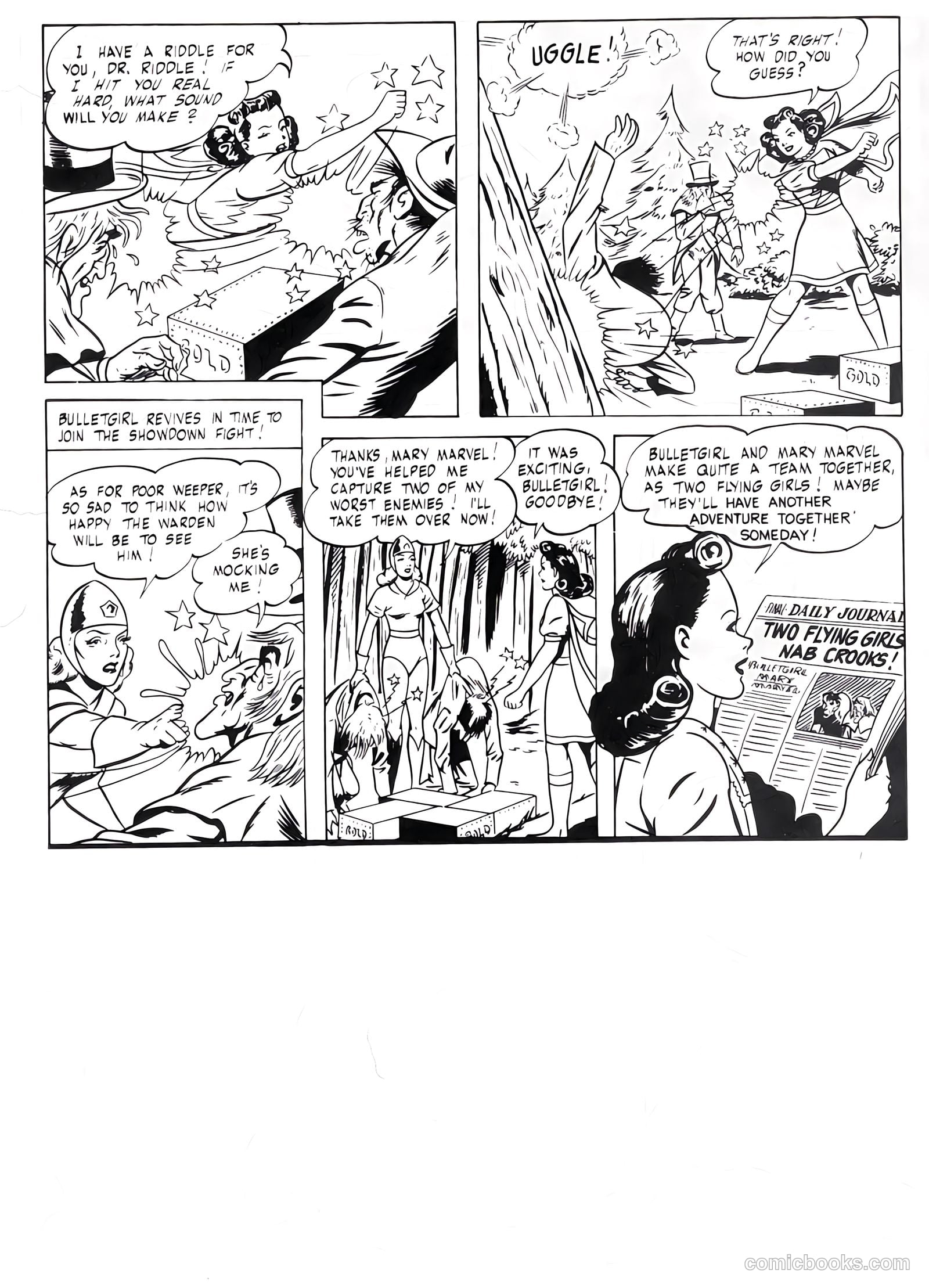 Mary Marvel #8 (1946) — page 12 of 12