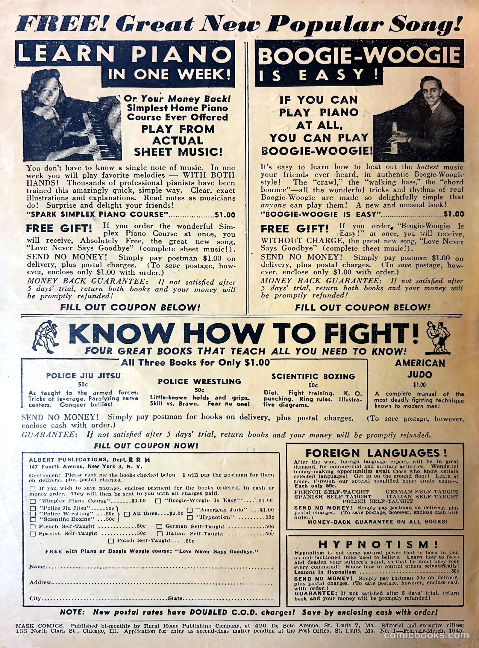 Mask Comics #1 (1945) — page 2 of 52