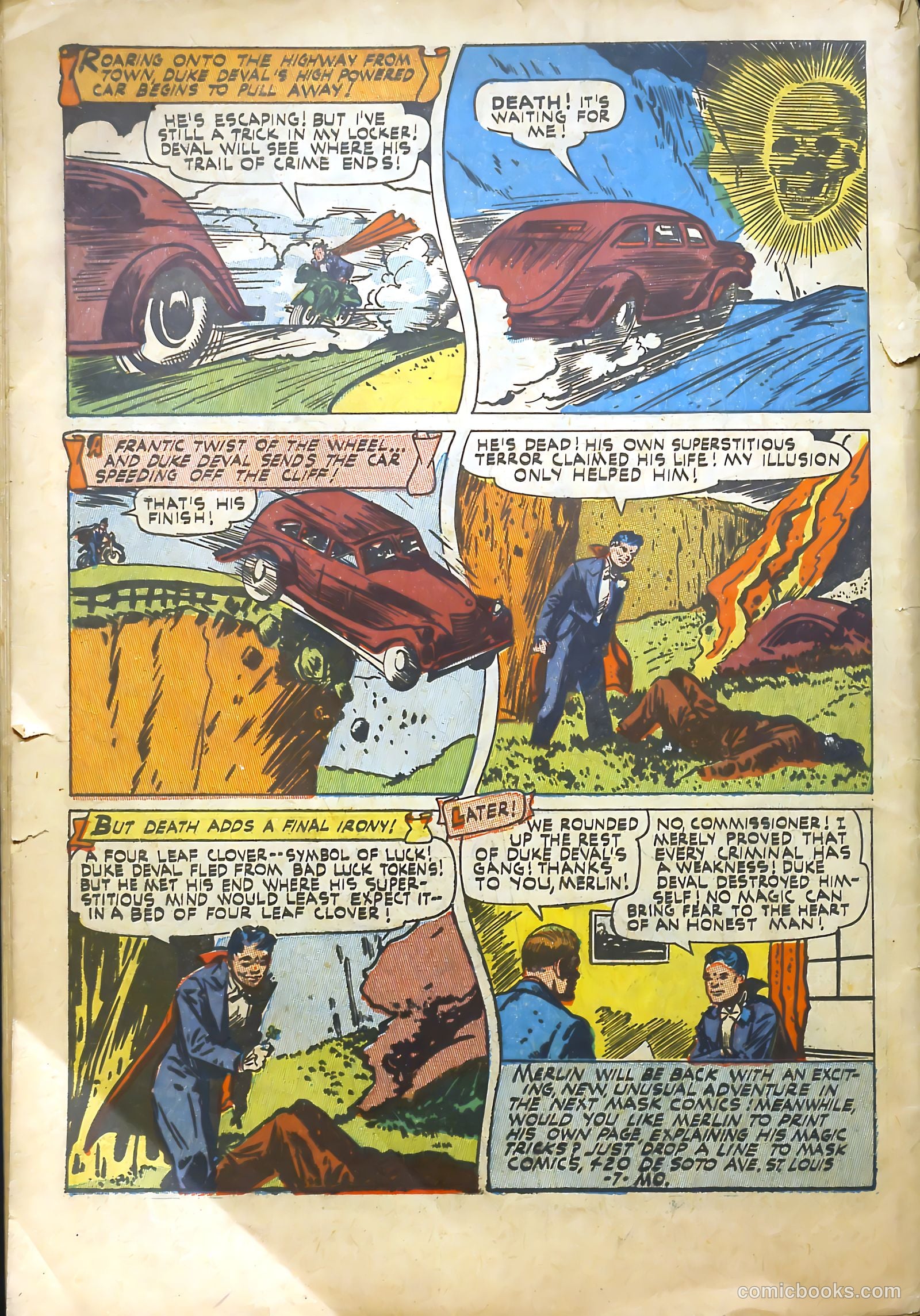 Mask Comics #2 (1945) — page 50 of 52