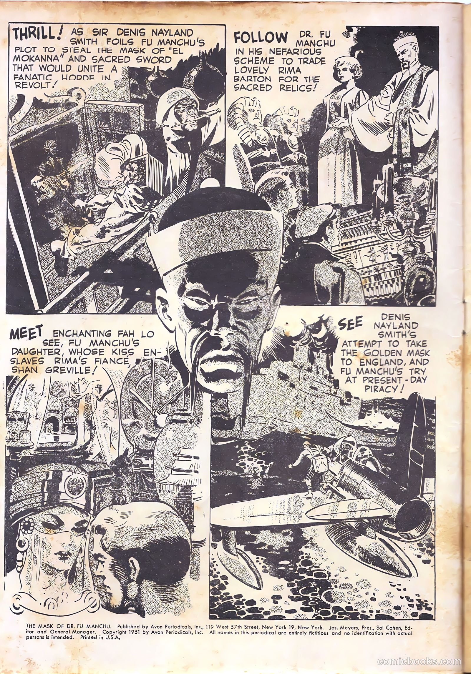 Mask of Dr. Fu Manchu #1 (1951) — page 2 of 36