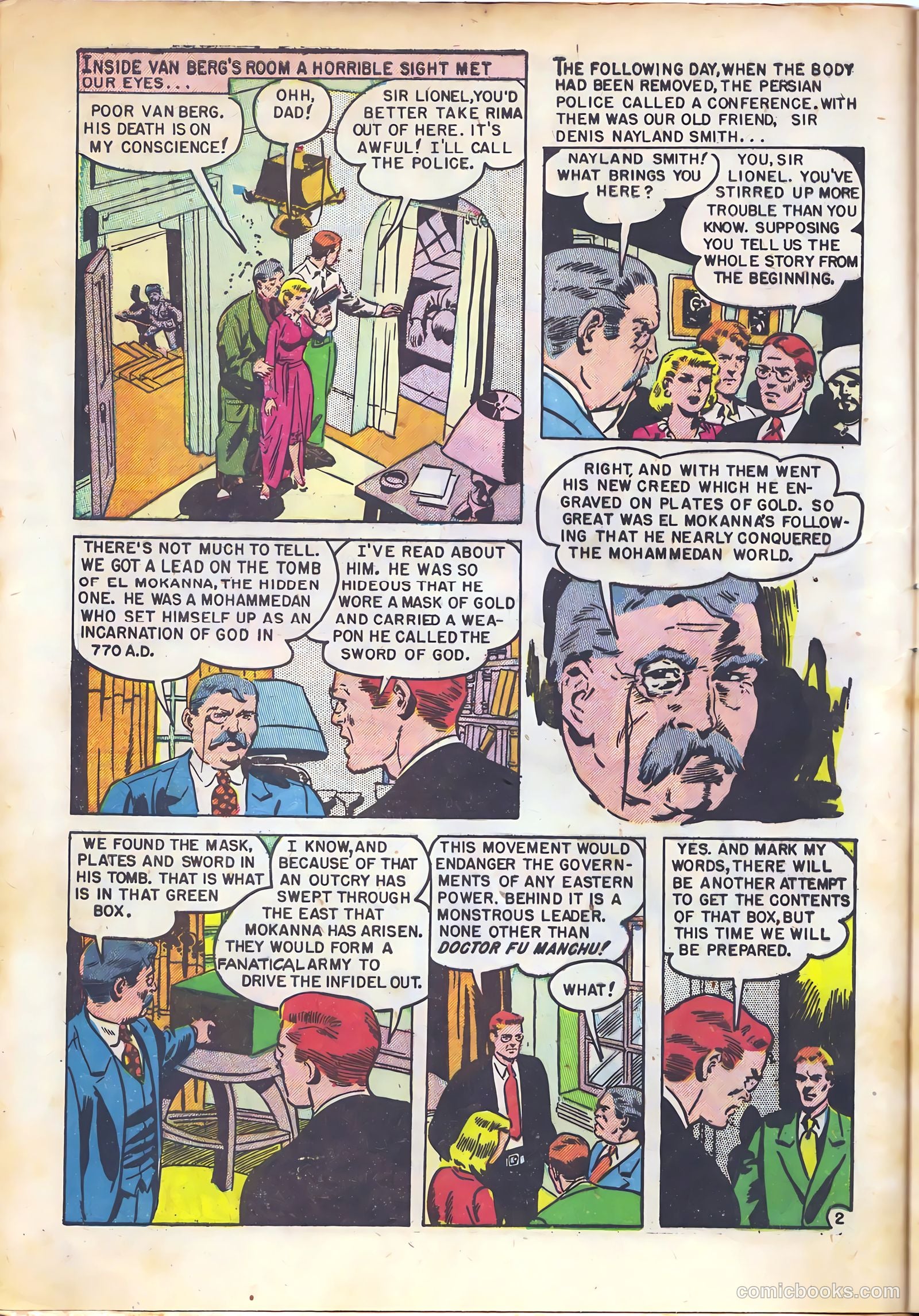Mask of Dr. Fu Manchu #1 (1951) — page 4 of 36