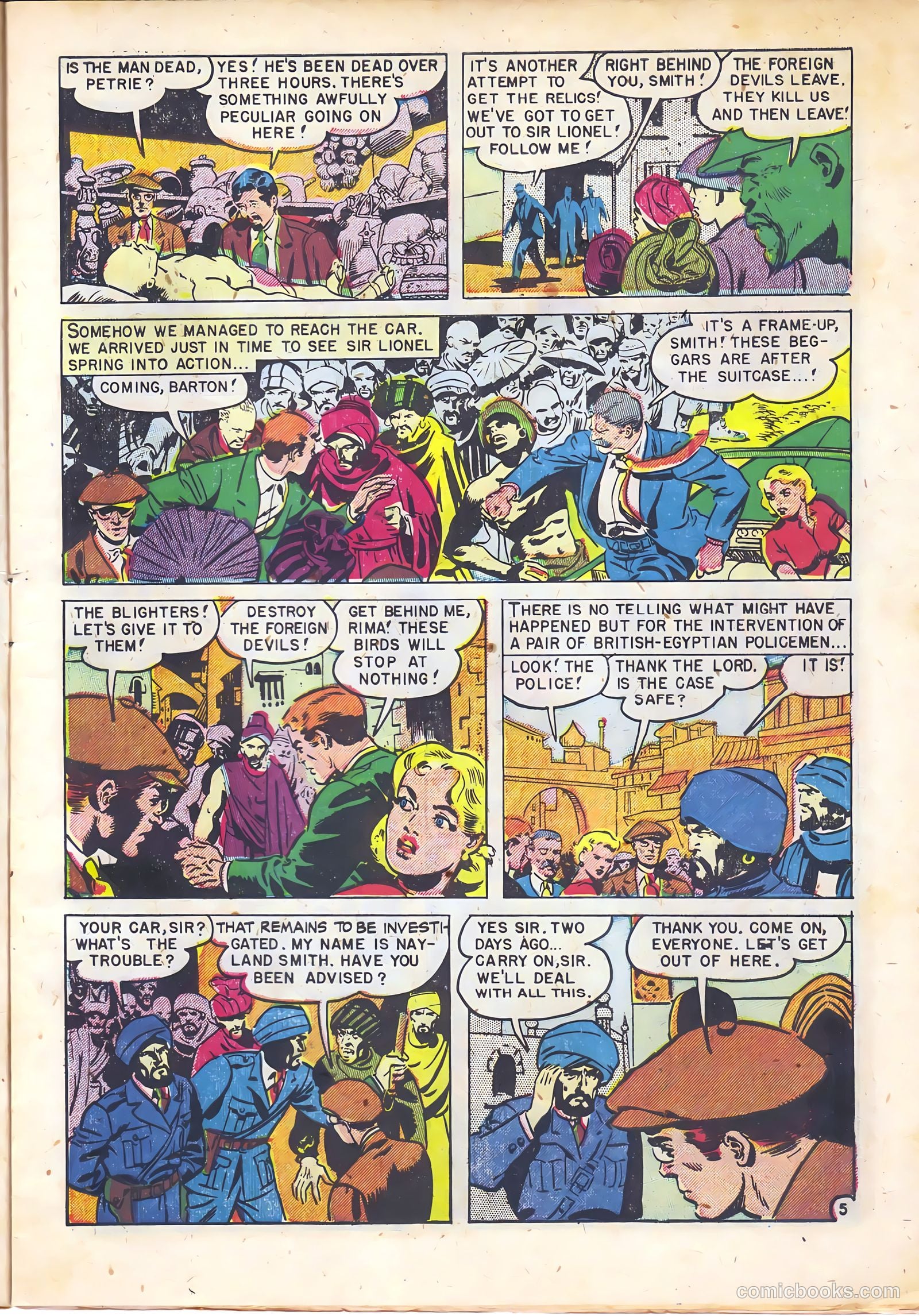 Mask of Dr. Fu Manchu #1 (1951) — page 7 of 36