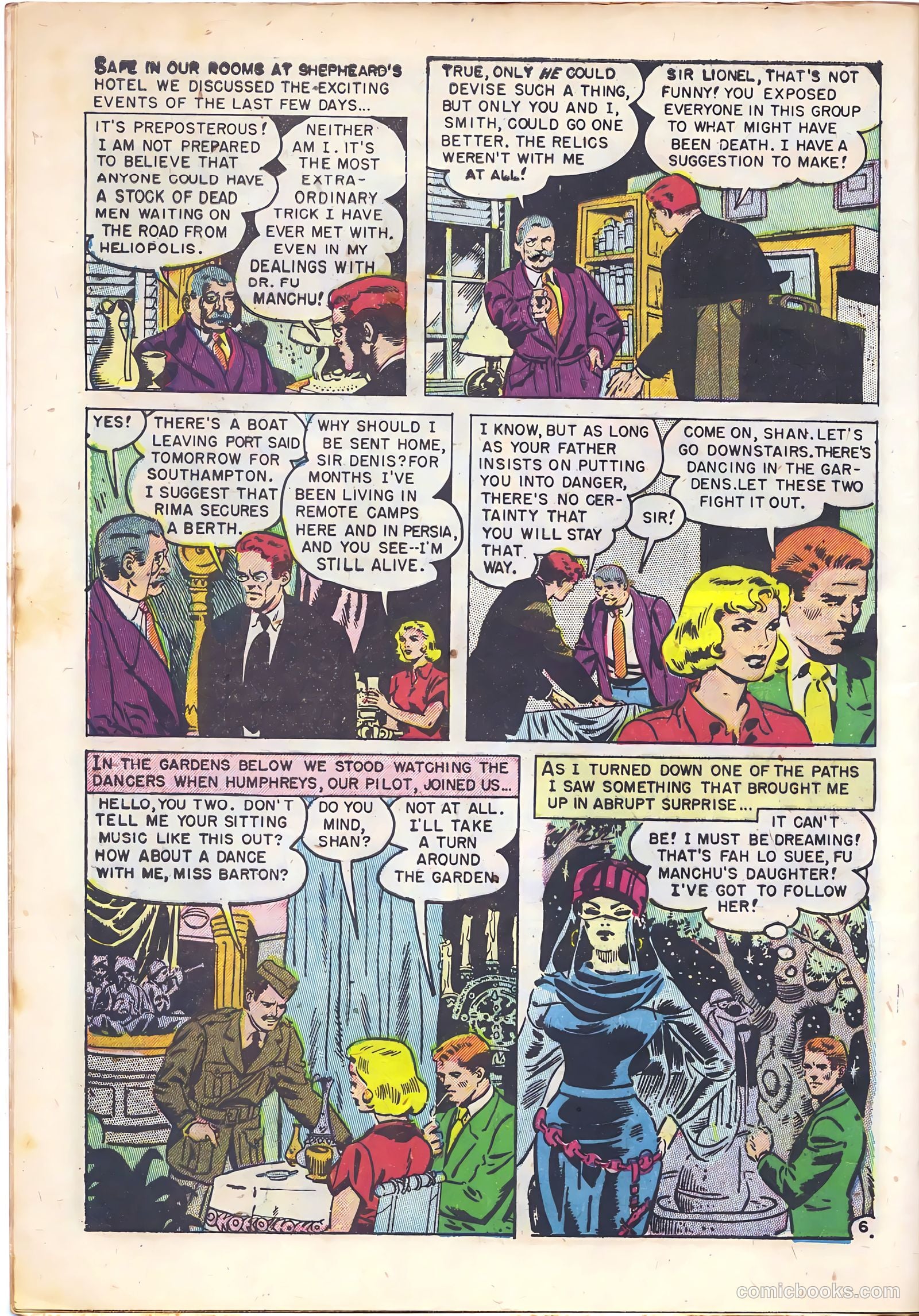 Mask of Dr. Fu Manchu #1 (1951) — page 8 of 36