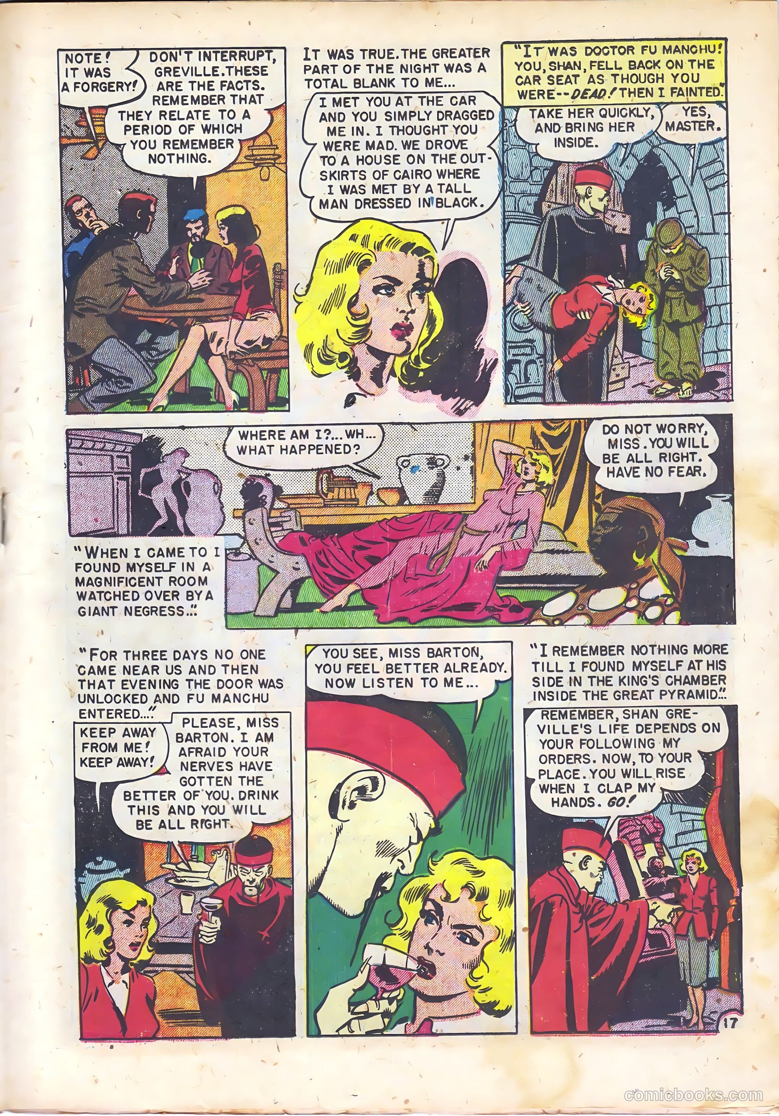 Mask of Dr. Fu Manchu #1 (1951) — page 19 of 36