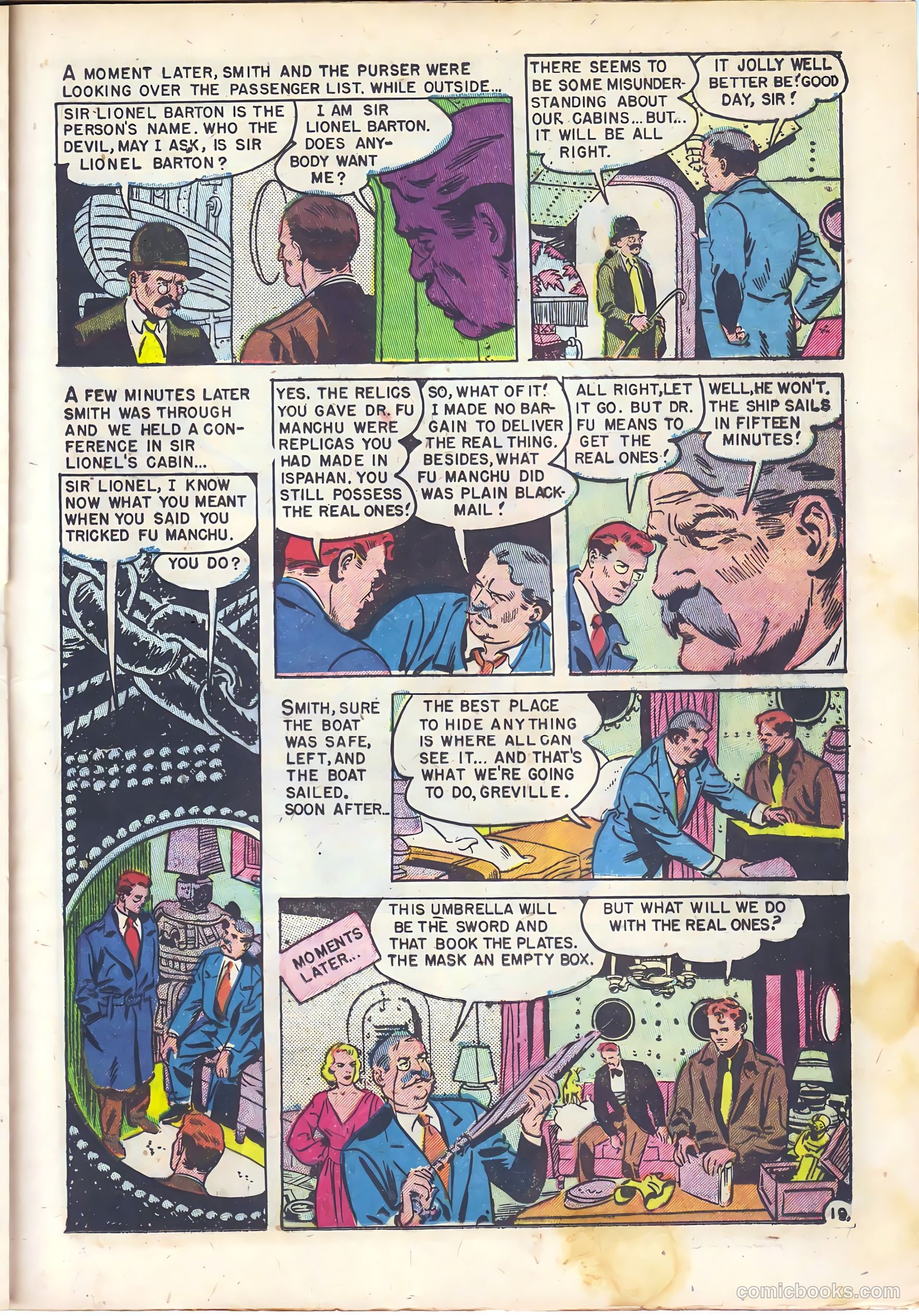 Mask of Dr. Fu Manchu #1 (1951) — page 21 of 36