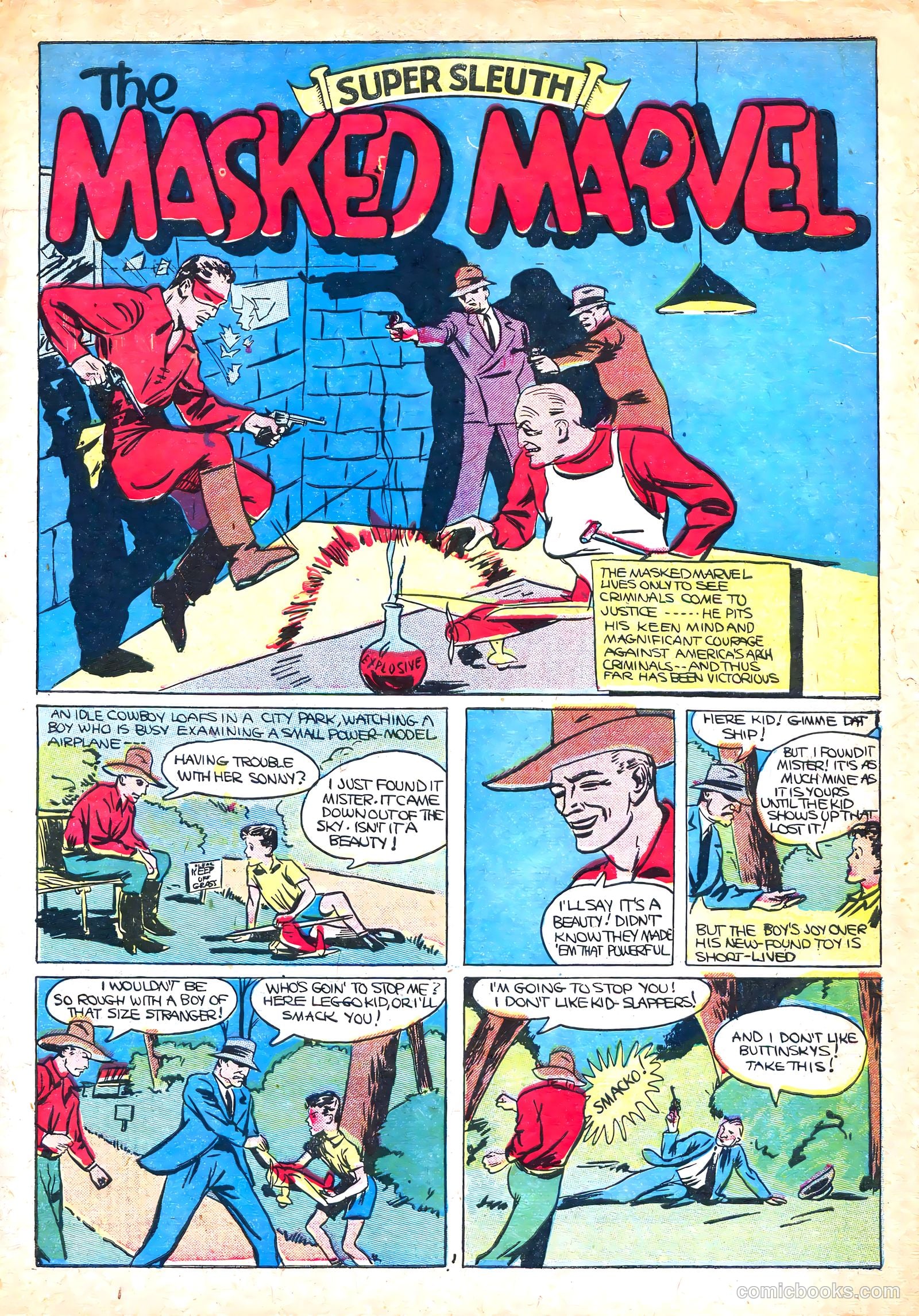 Masked Marvel #1 (1940) — page 3 of 68