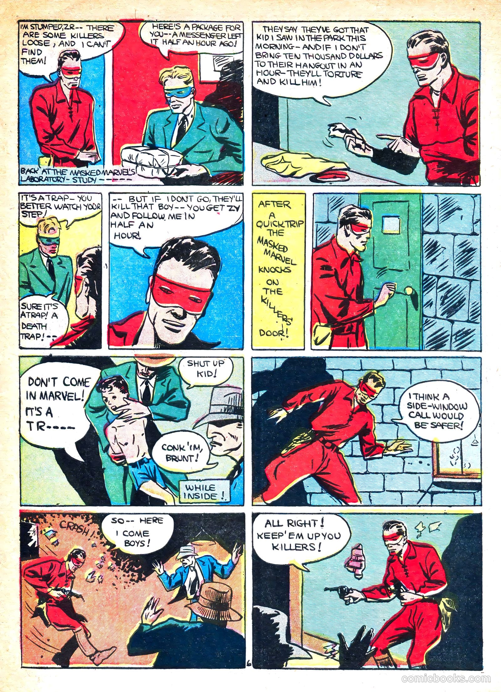 Masked Marvel #1 (1940) — page 8 of 68