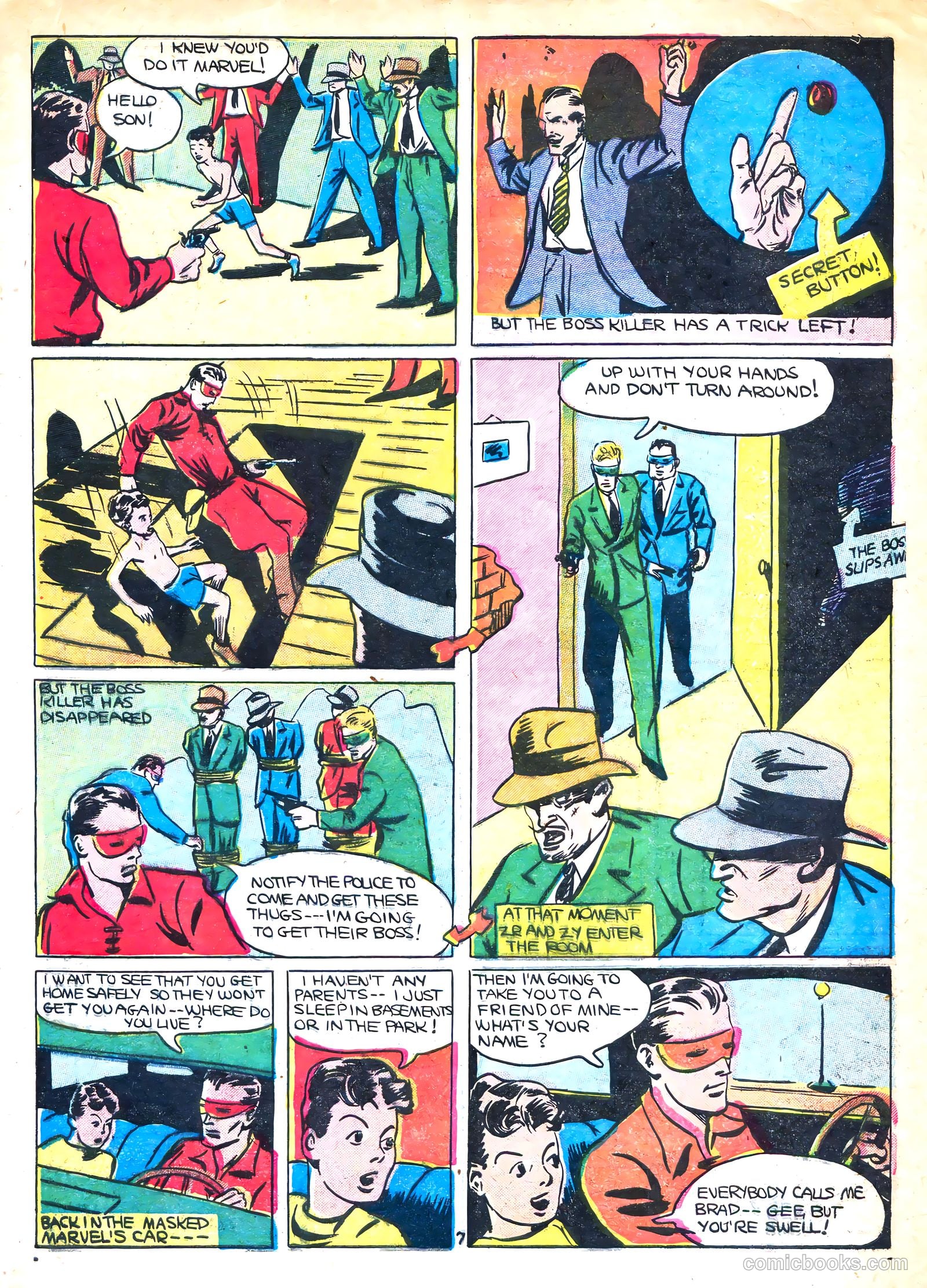 Masked Marvel #1 (1940) — page 9 of 68