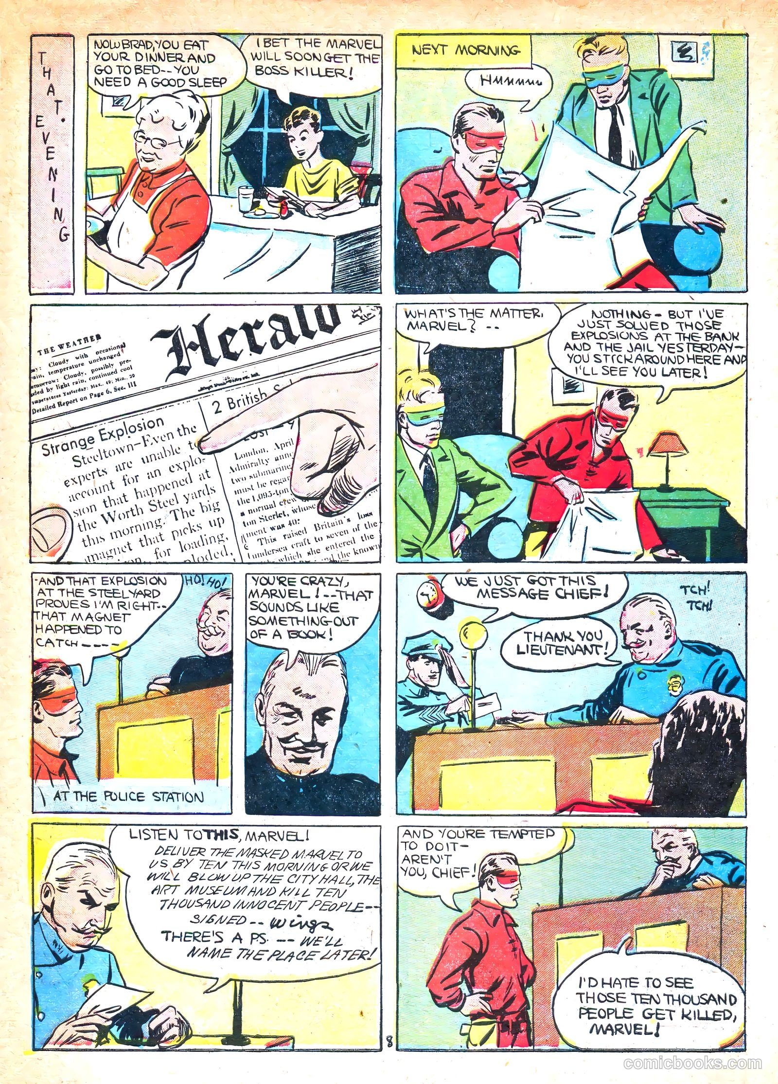 Masked Marvel #1 (1940) — page 10 of 68