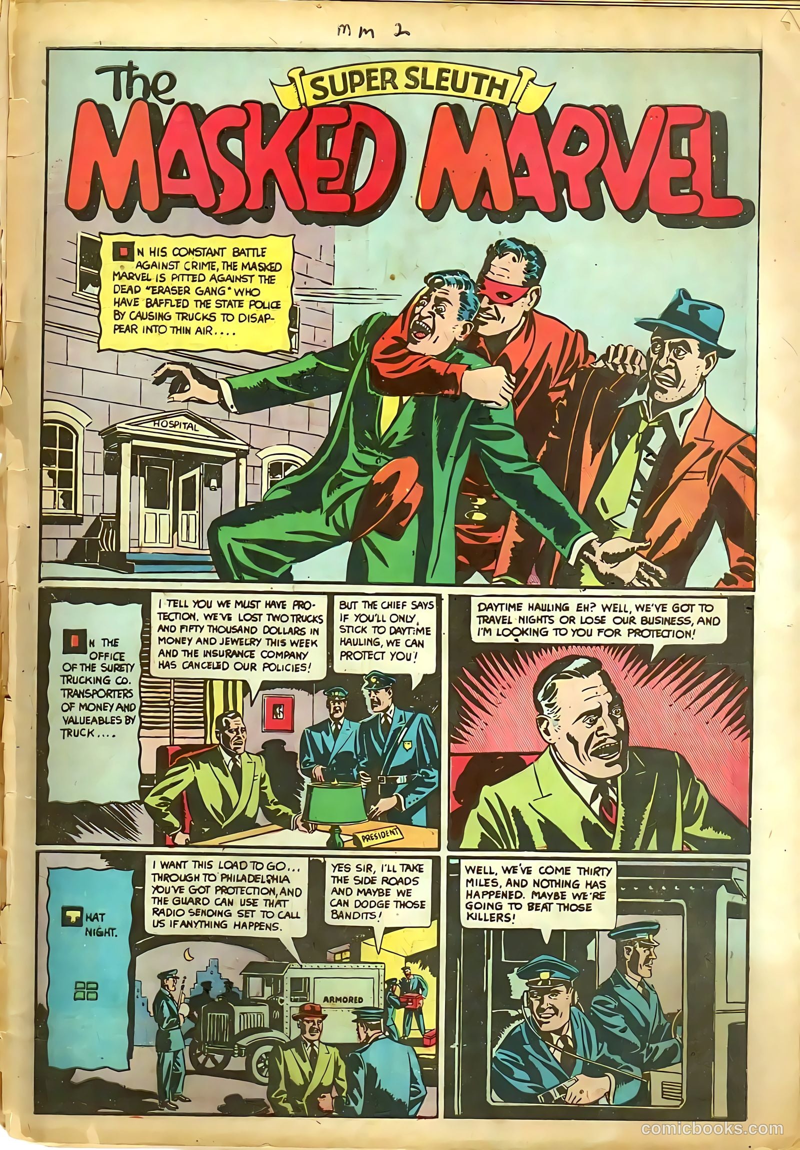 Masked Marvel #2 (1940) — page 2 of 69
