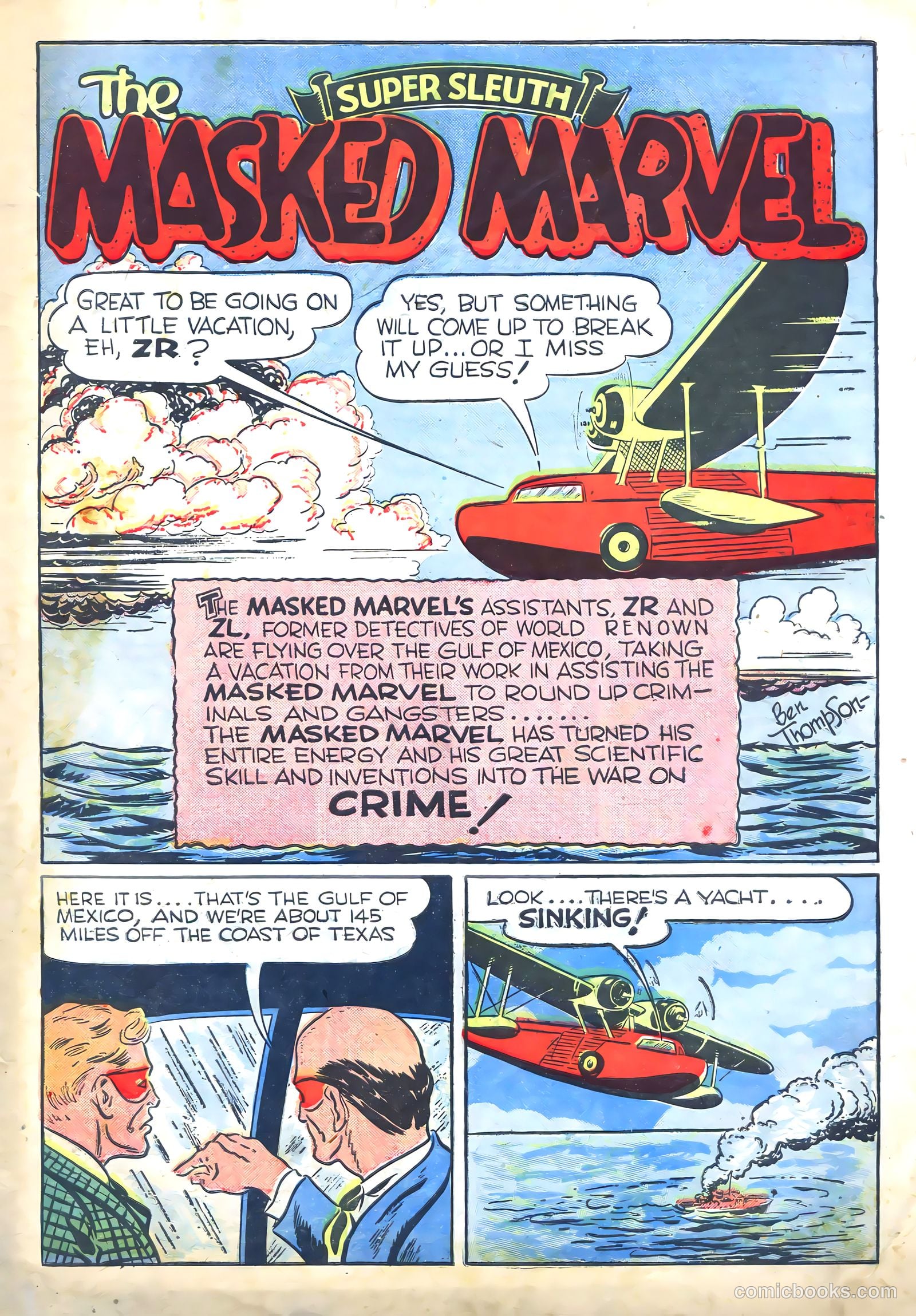 Masked Marvel #3 (1940) — page 2 of 66