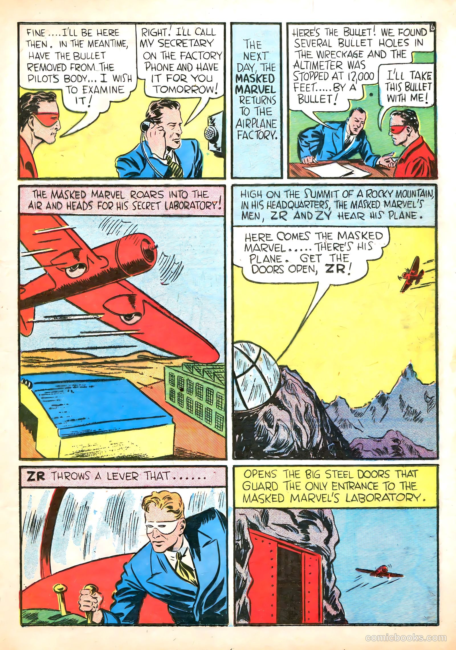 Masked Marvel #3 (1940) — page 39 of 66