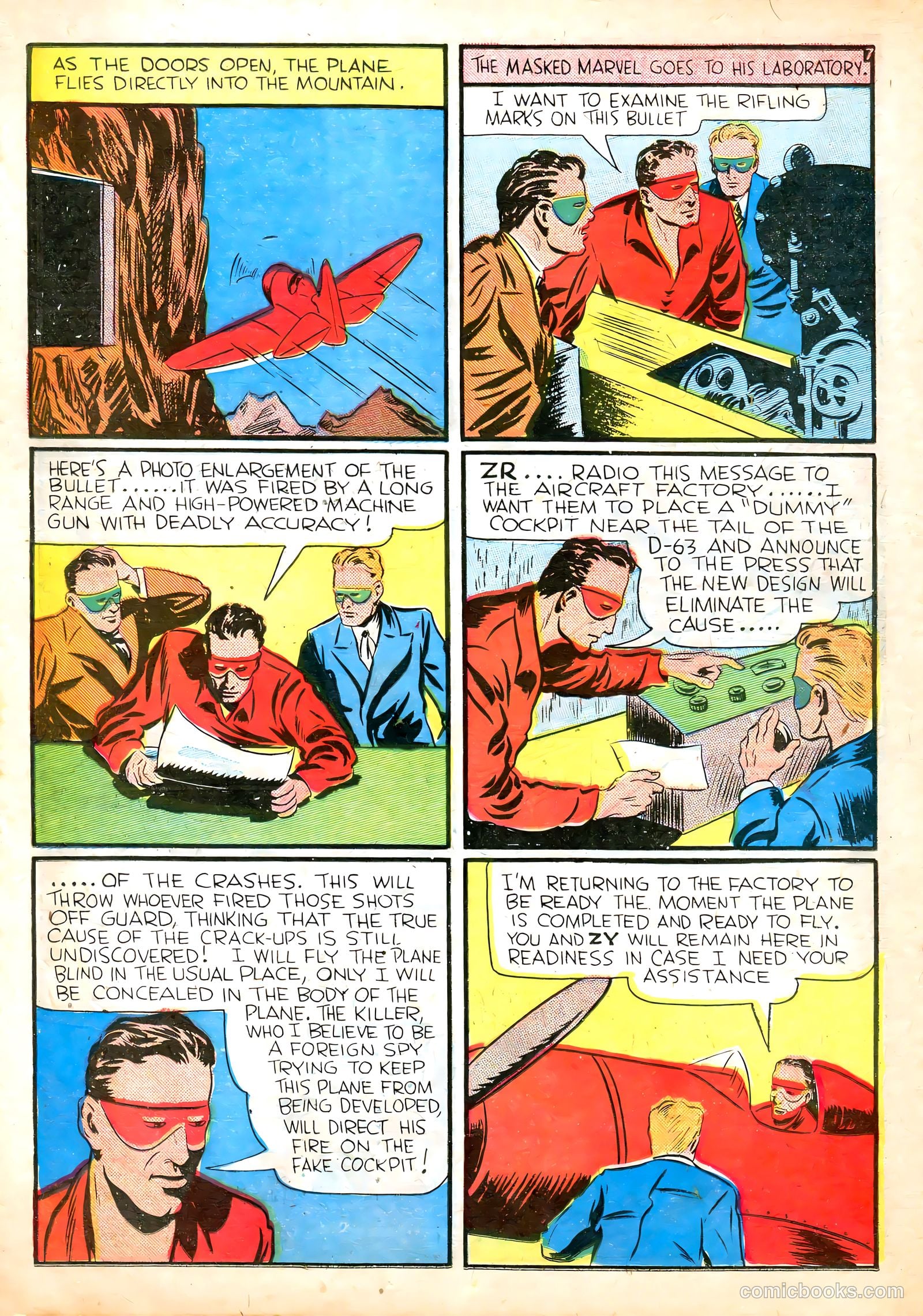 Masked Marvel #3 (1940) — page 40 of 66