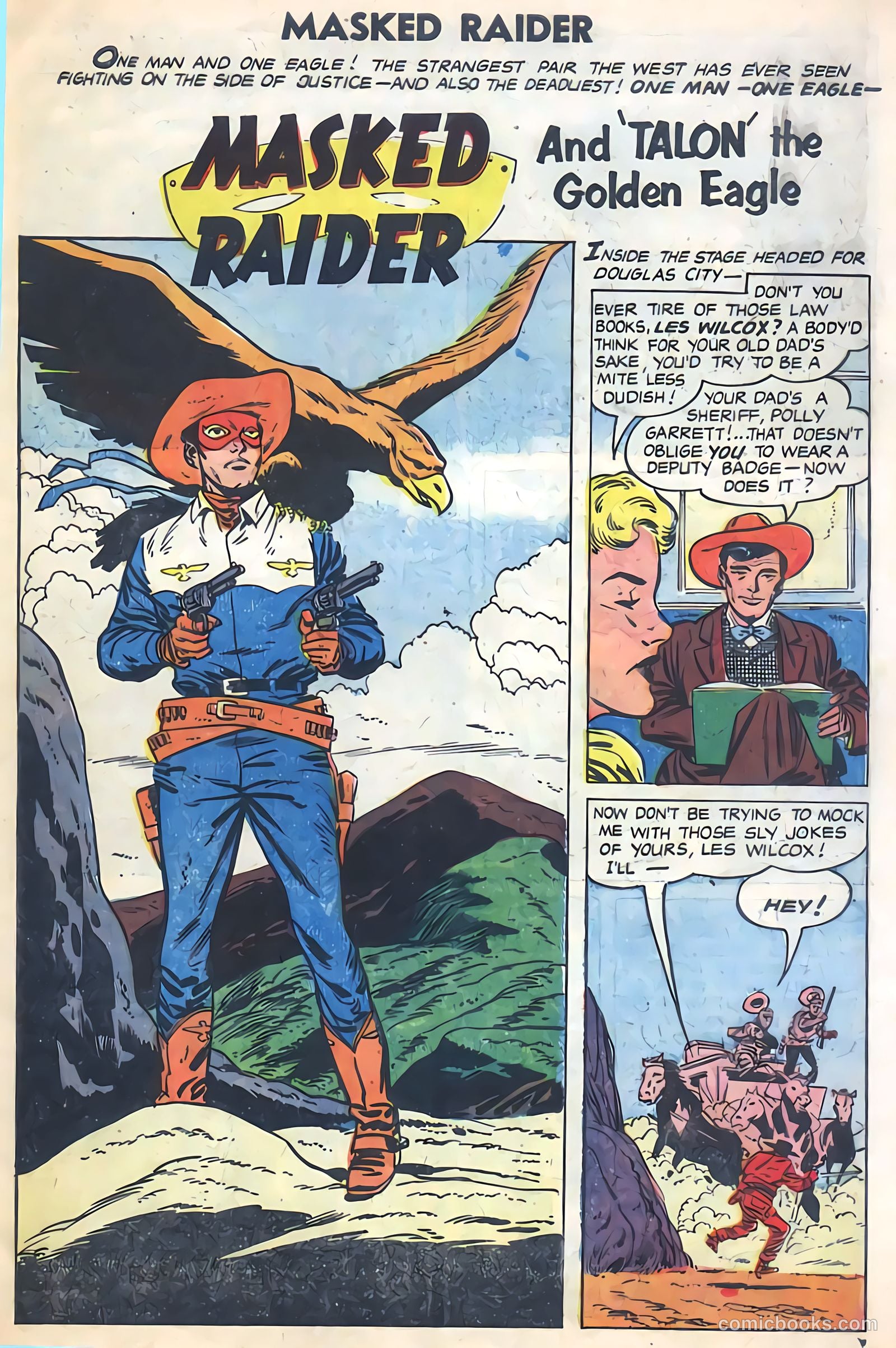 Masked Raider #1 (1955) — page 3 of 36