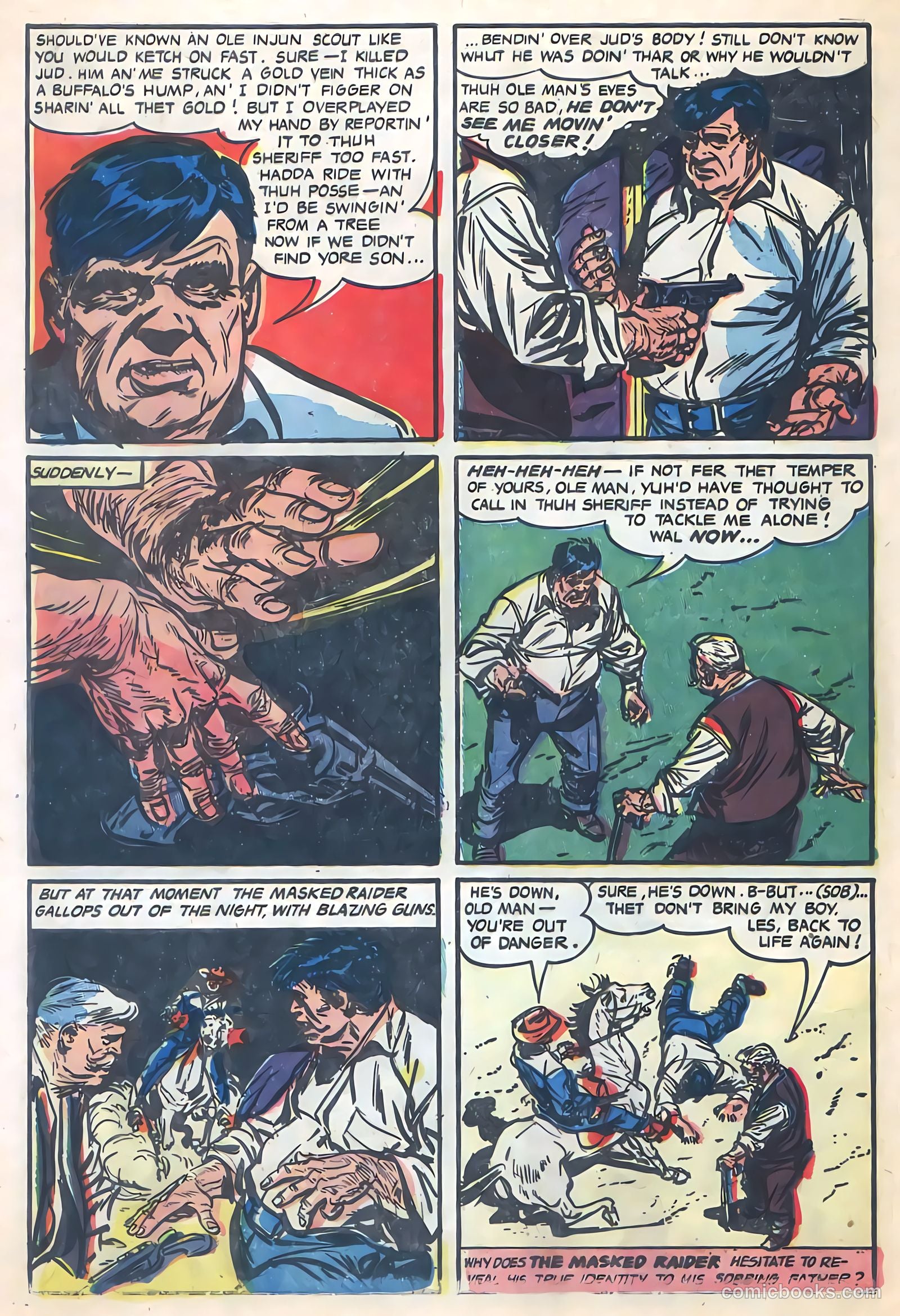 Masked Raider #1 (1955) — page 28 of 36