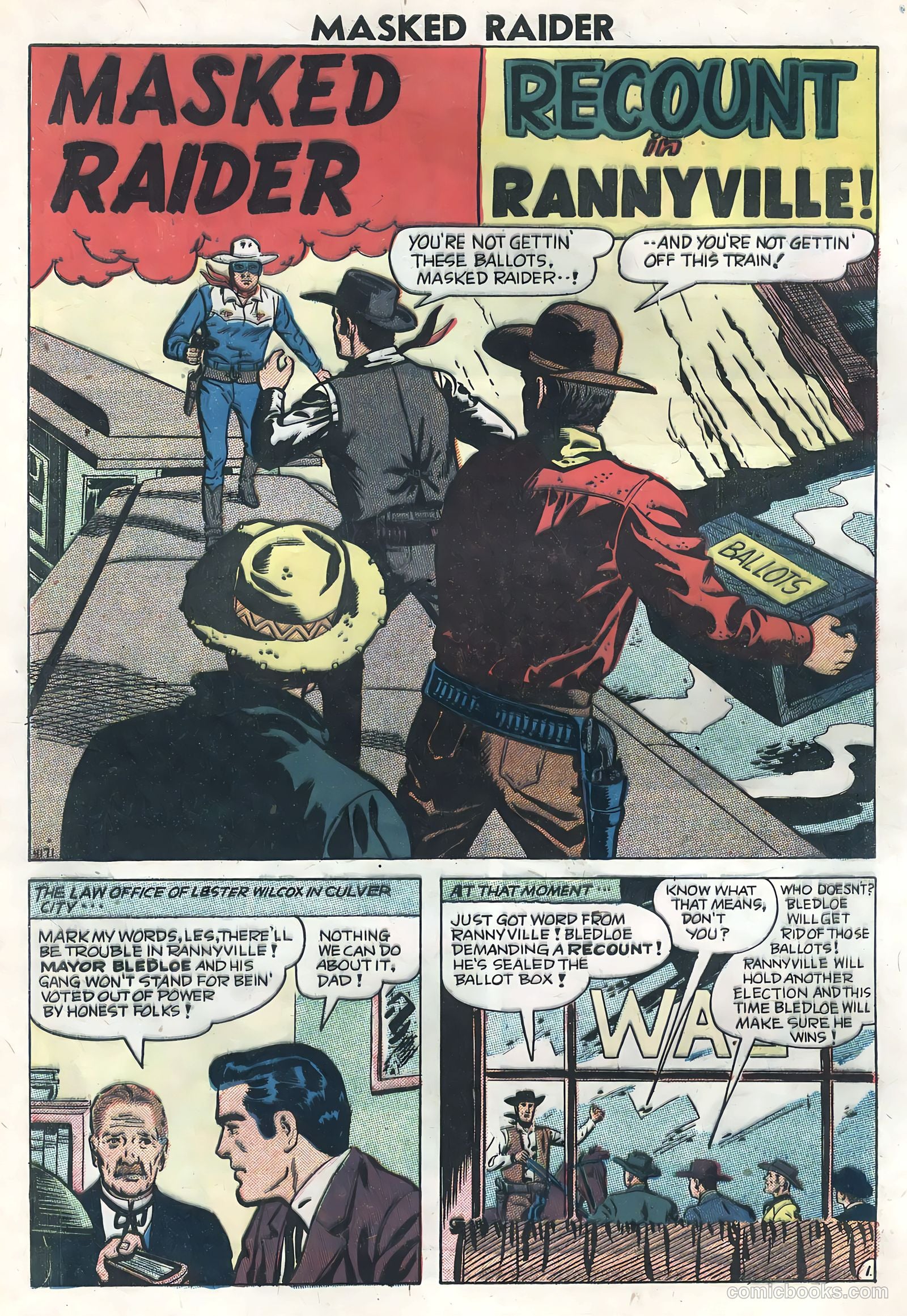 Masked Raider #14 (1958) — page 28 of 36