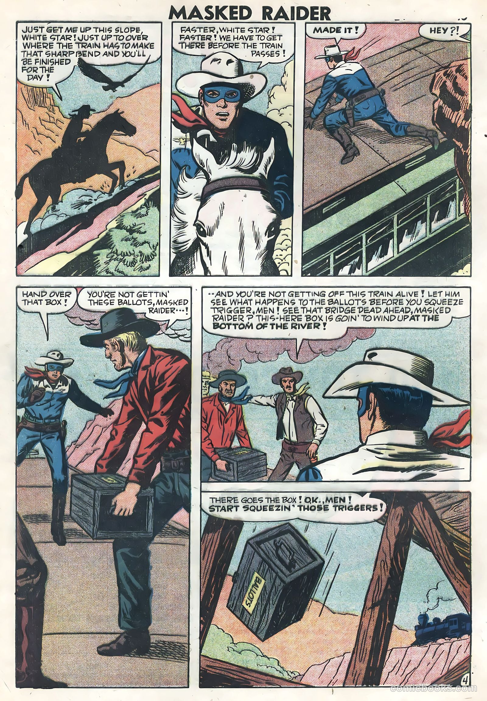 Masked Raider #14 (1958) — page 32 of 36