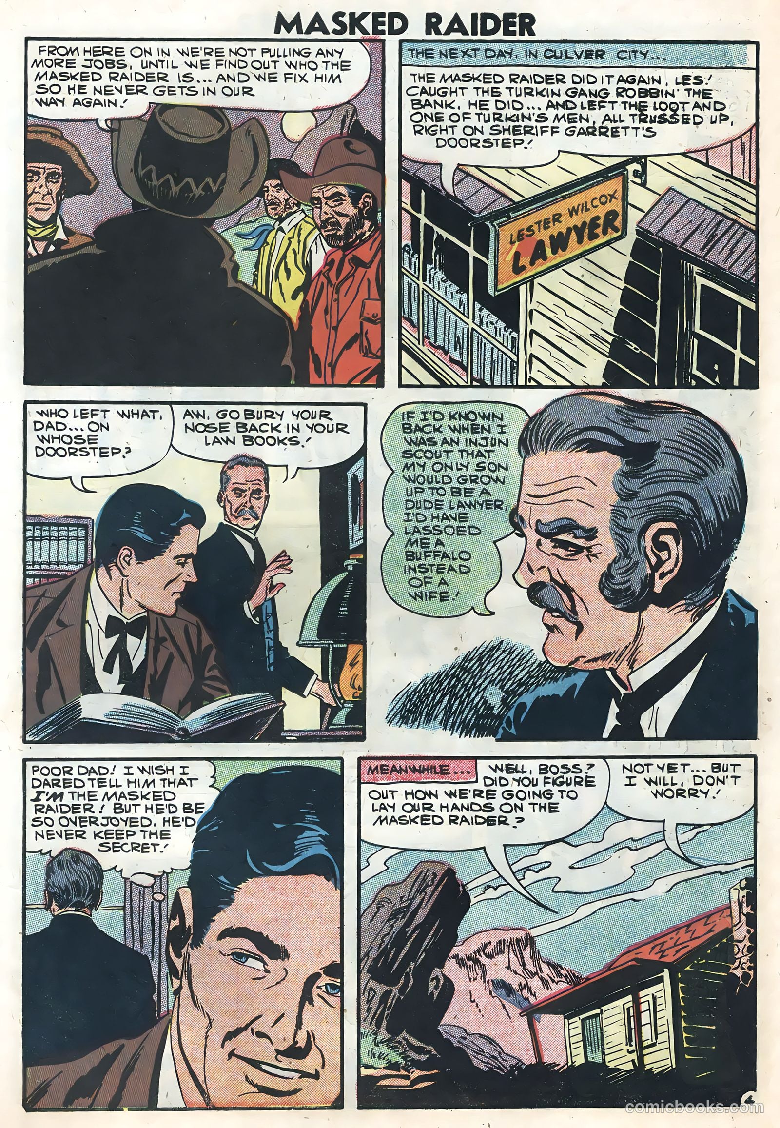 Masked Raider #15 (1958) — page 7 of 36