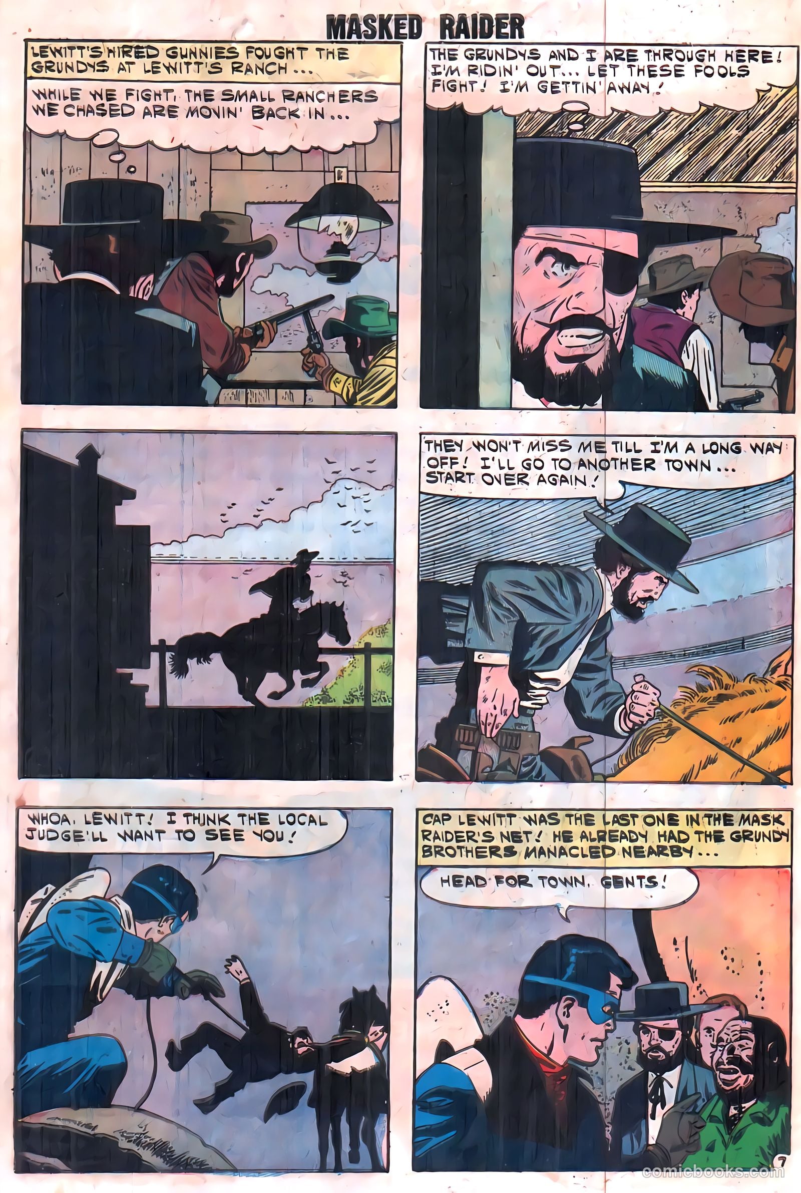 Masked Raider #28 (1961) — page 32 of 36