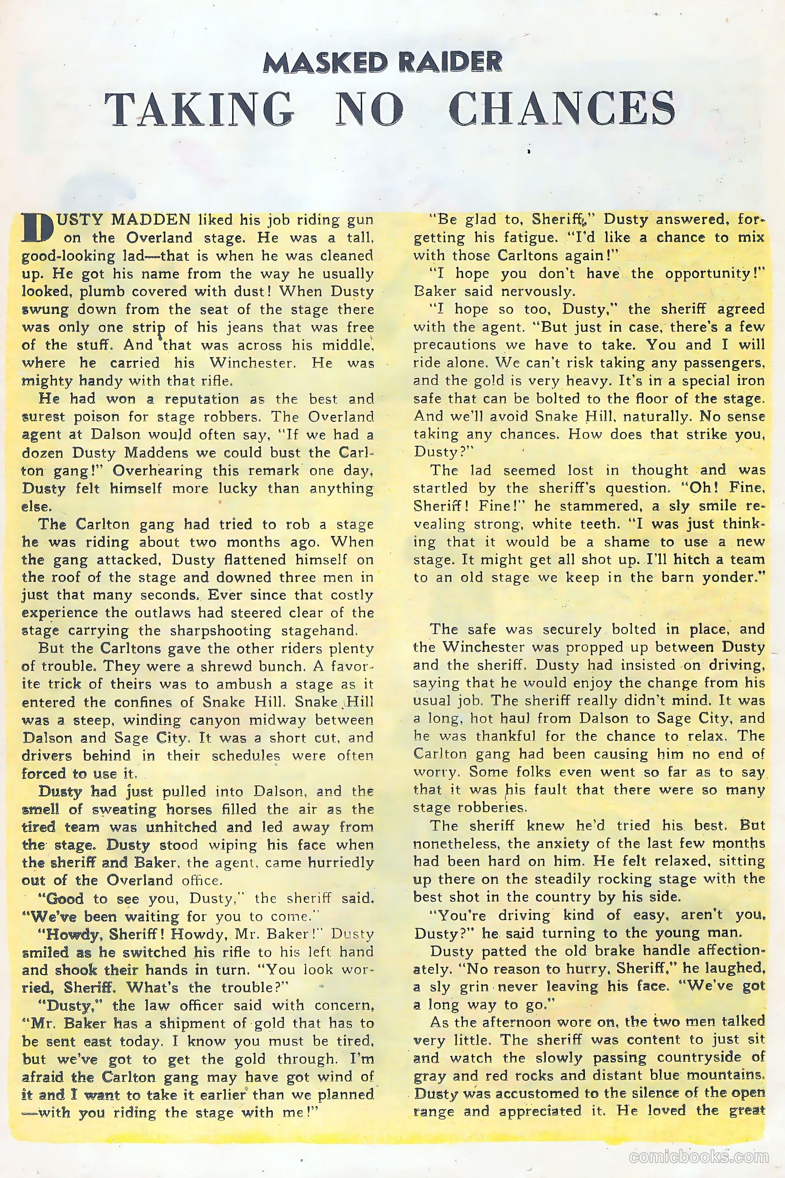 Masked Raider #5 (1959) — page 21 of 38