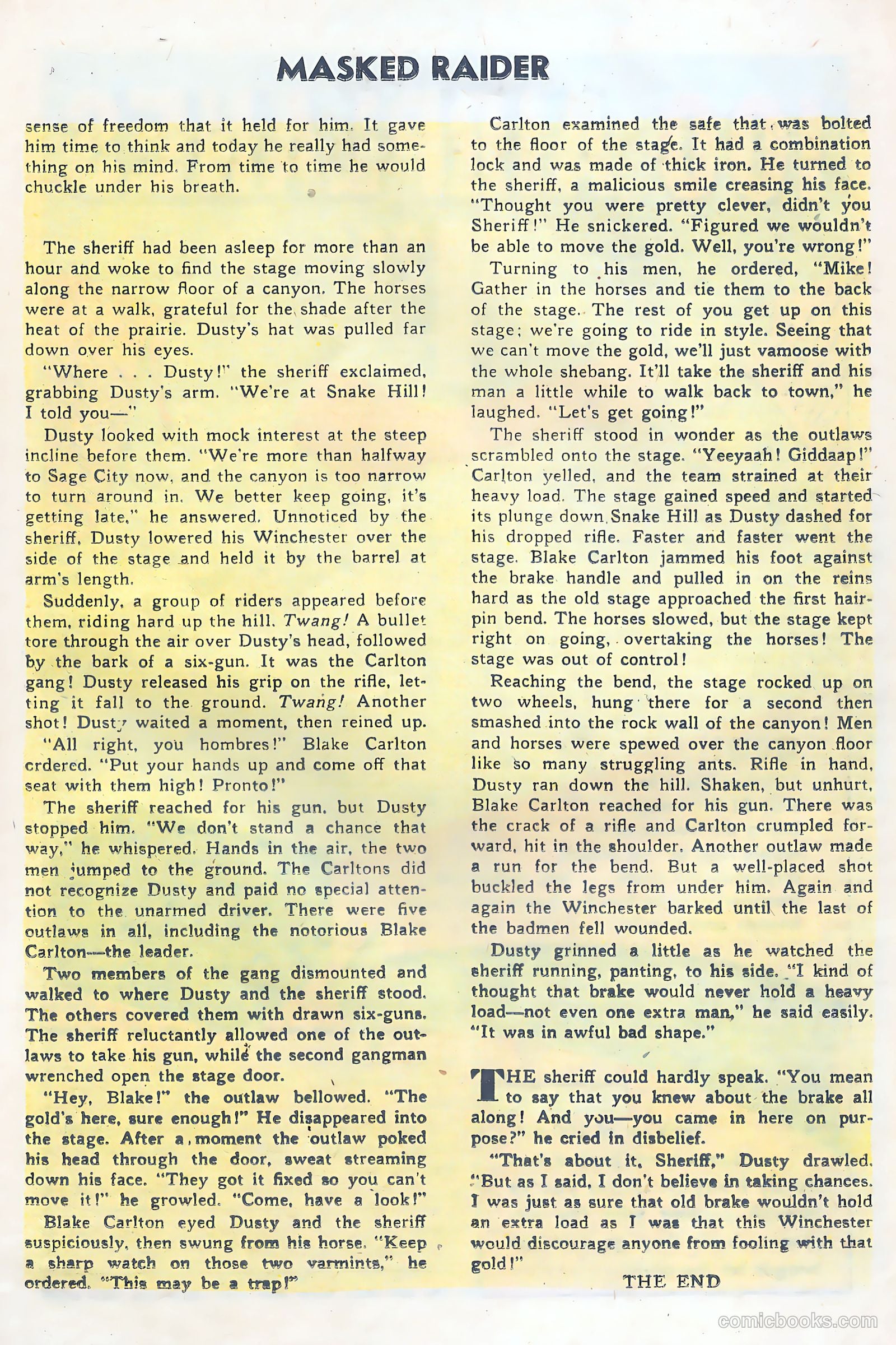 Masked Raider #5 (1959) — page 22 of 38