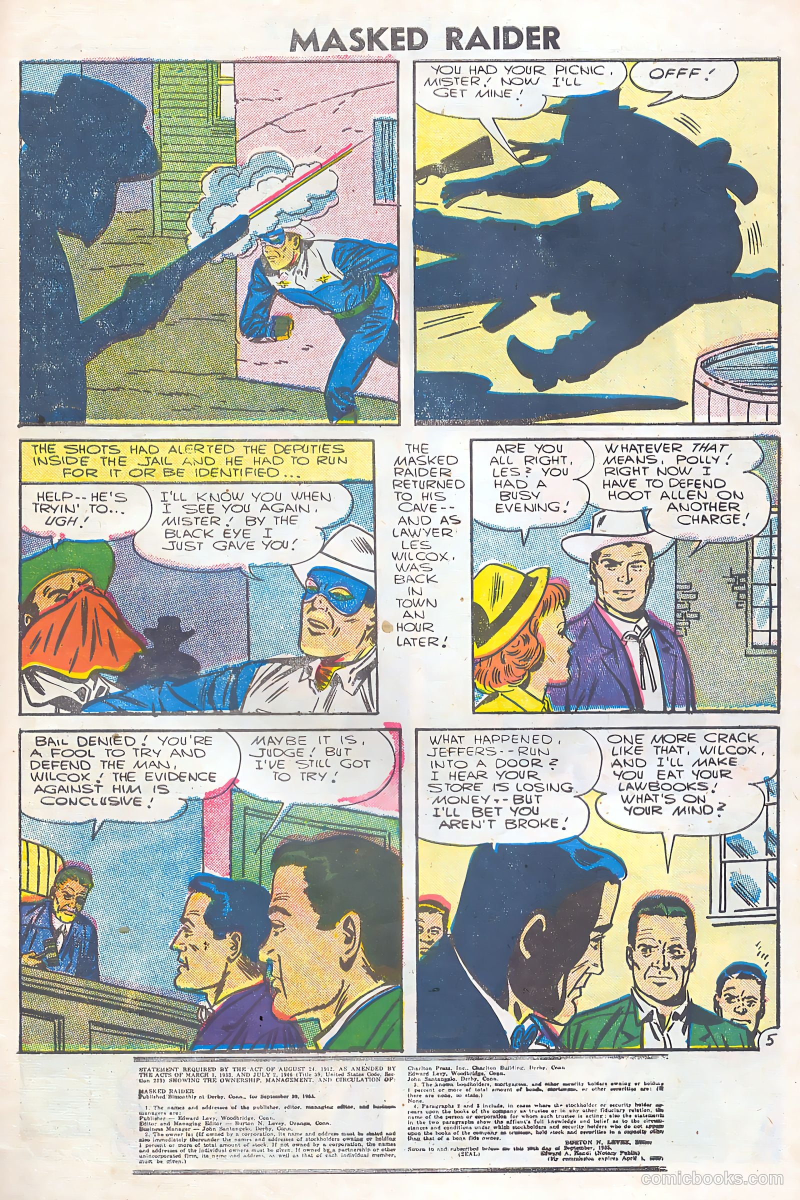 Masked Raider #5 (1959) — page 28 of 38